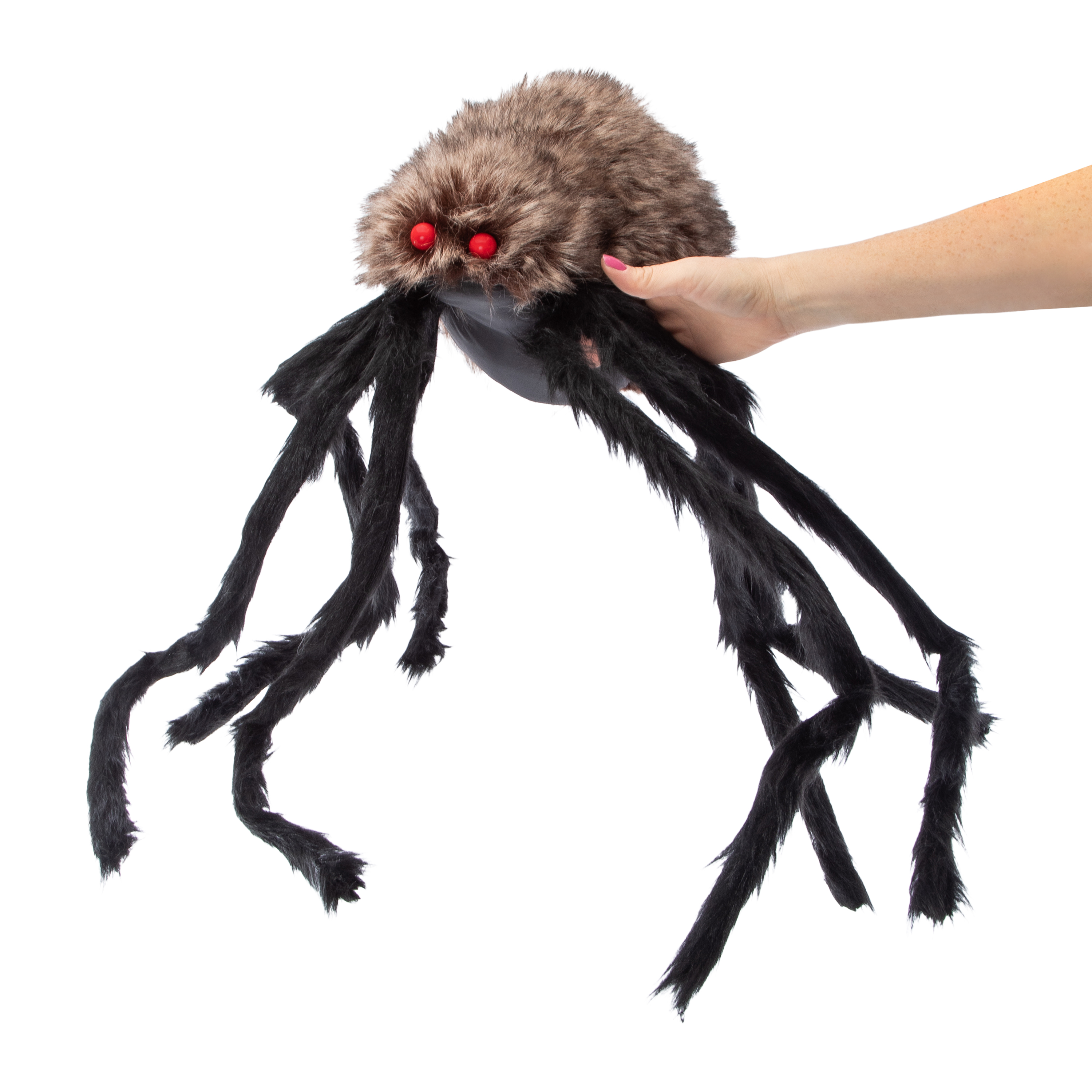 Jumbo Fur Spider Halloween Decor