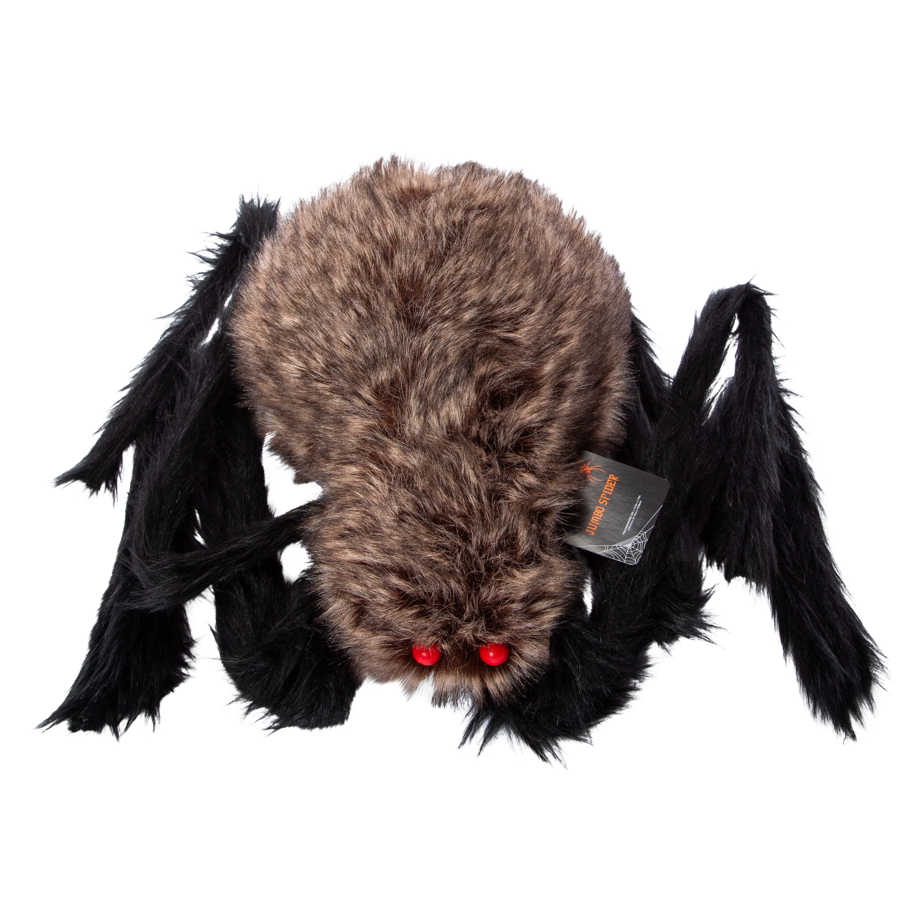 Jumbo Fur Spider Halloween Decor