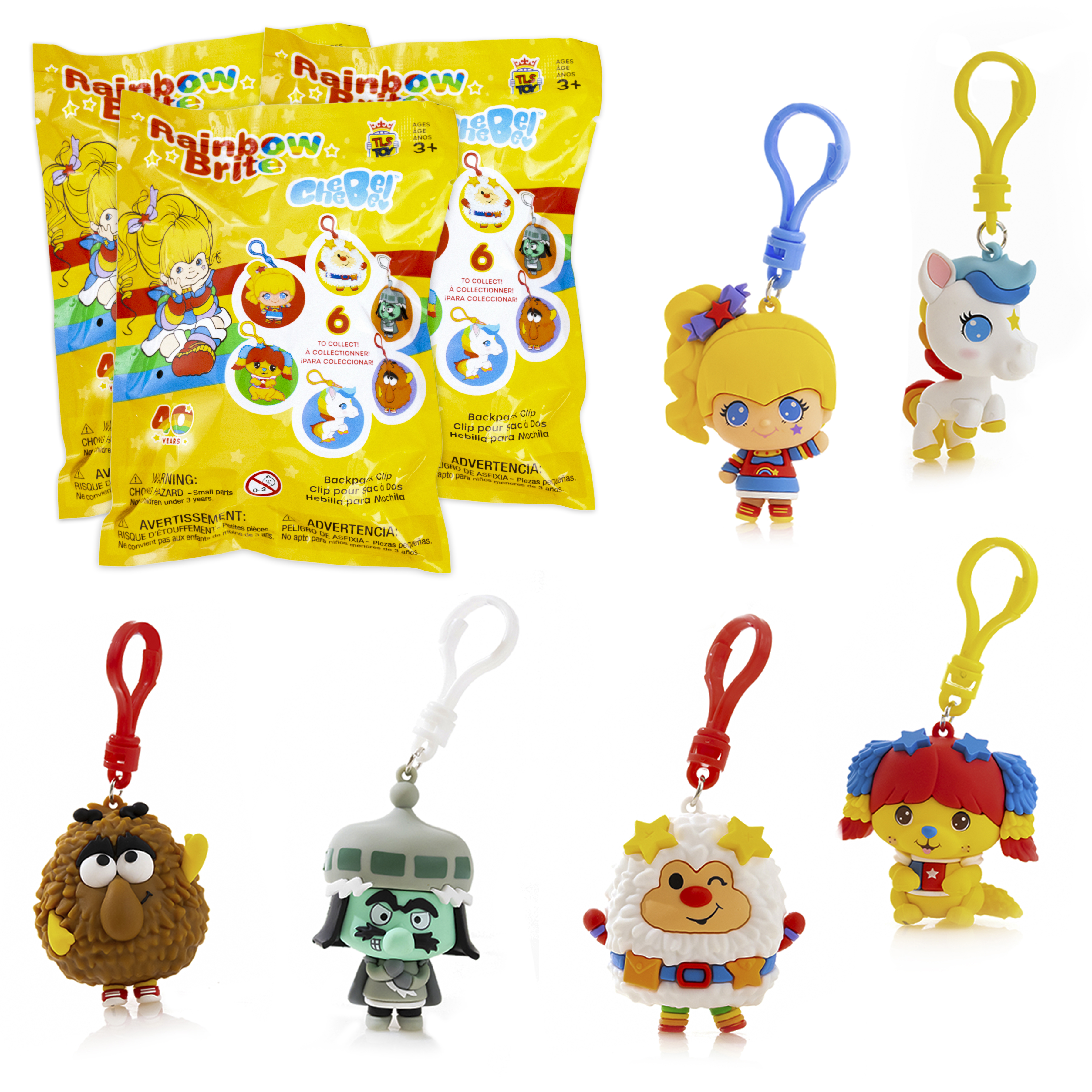 Rainbow Brite Backpack Clip Blind Bag