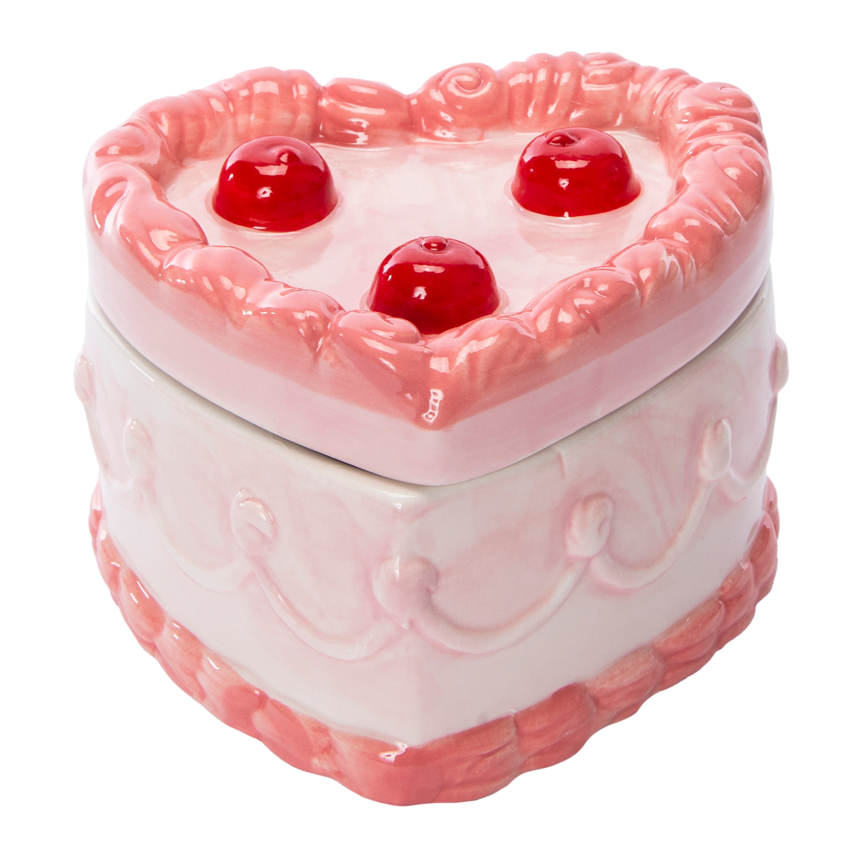 Heart Cake Trinket Jar