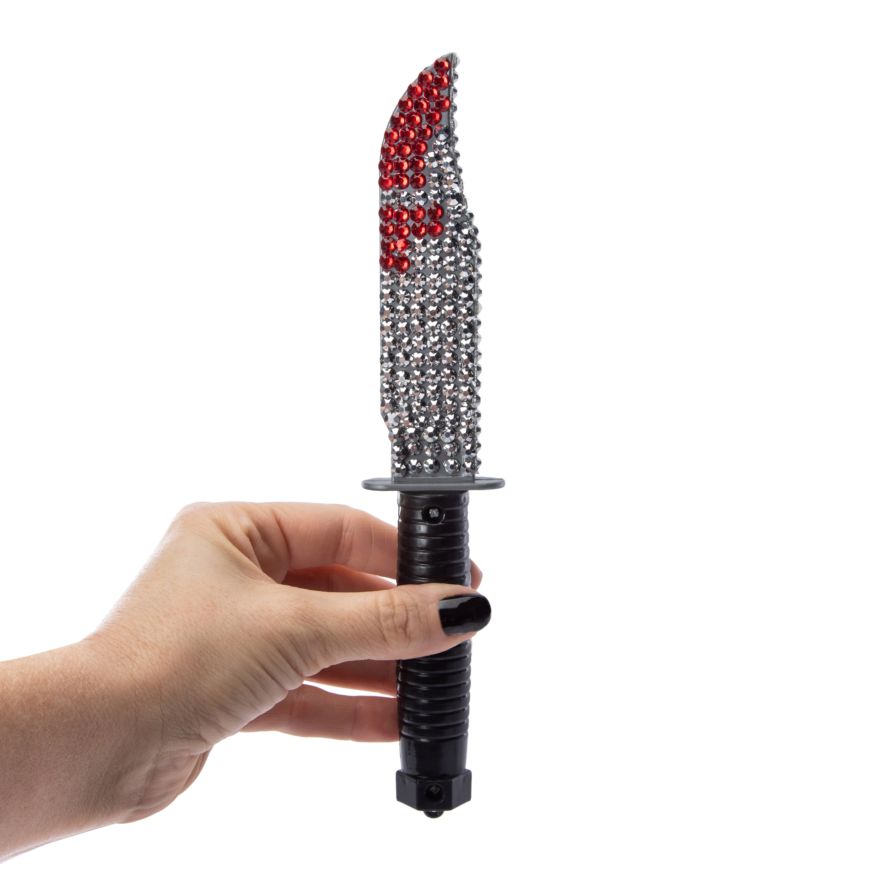 Bloody Rhinestone Knife Halloween Prop Accessory