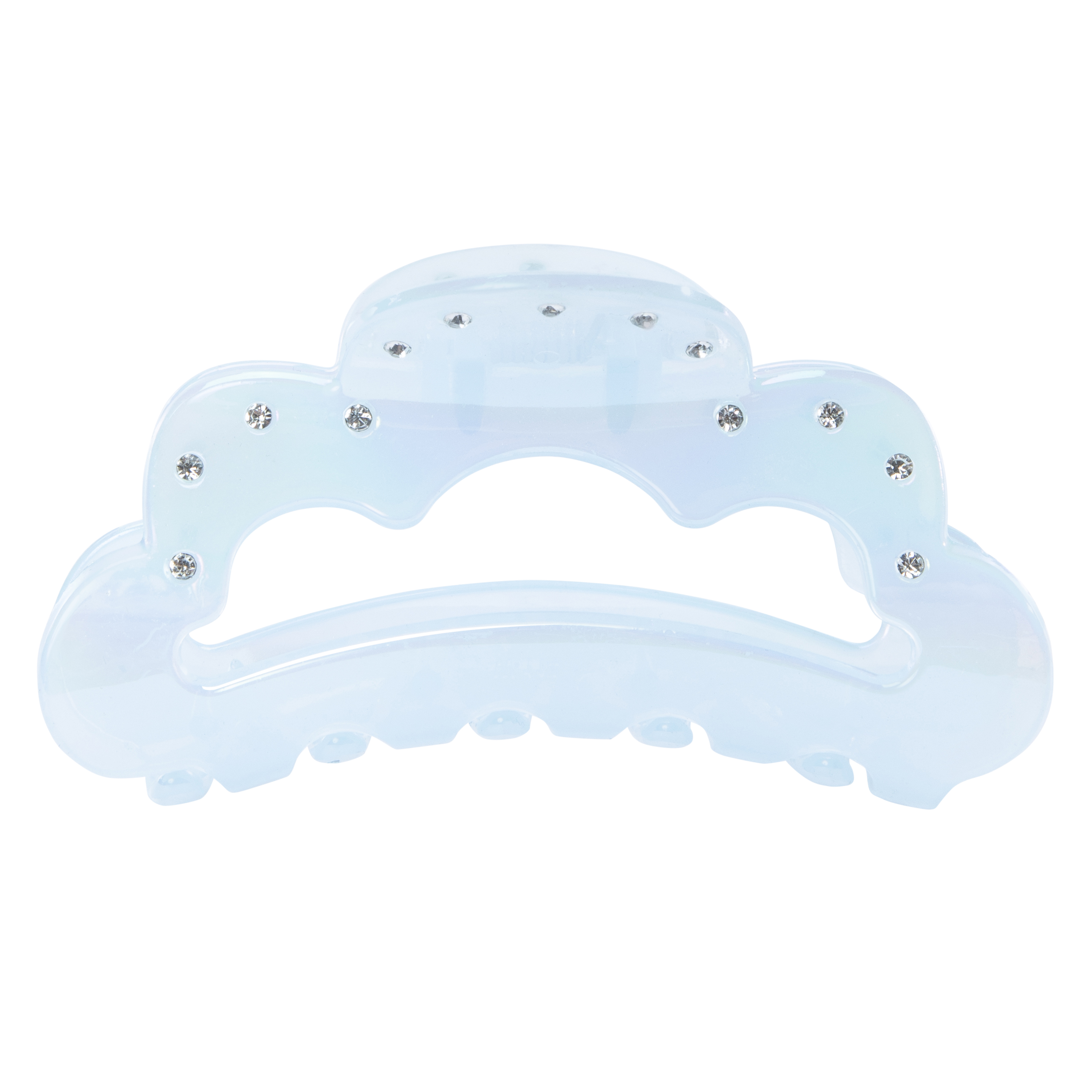 Rhinestone Cloud Claw Clip 4in x 2.28in