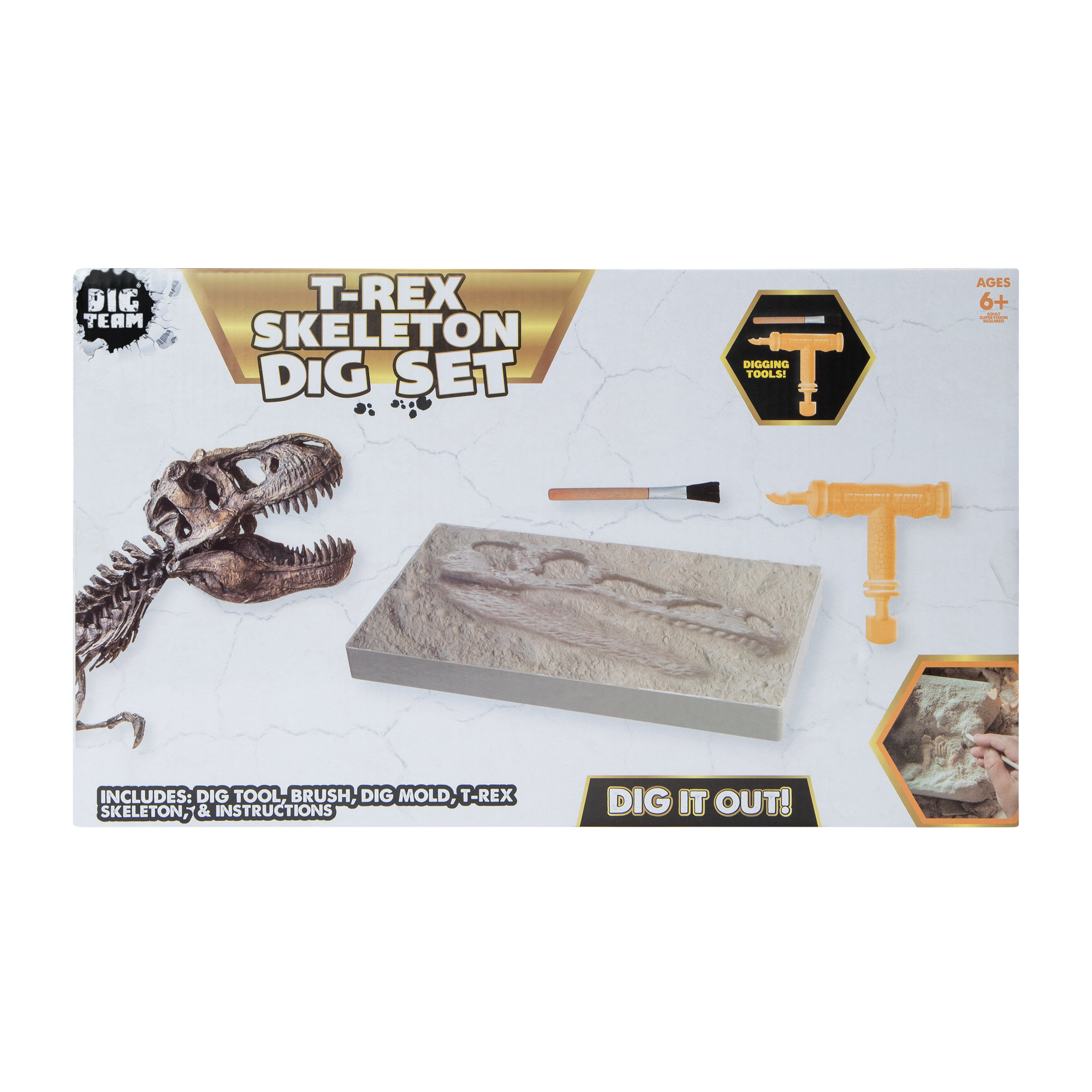 Dig Team® T-Rex Skeleton Dig Set