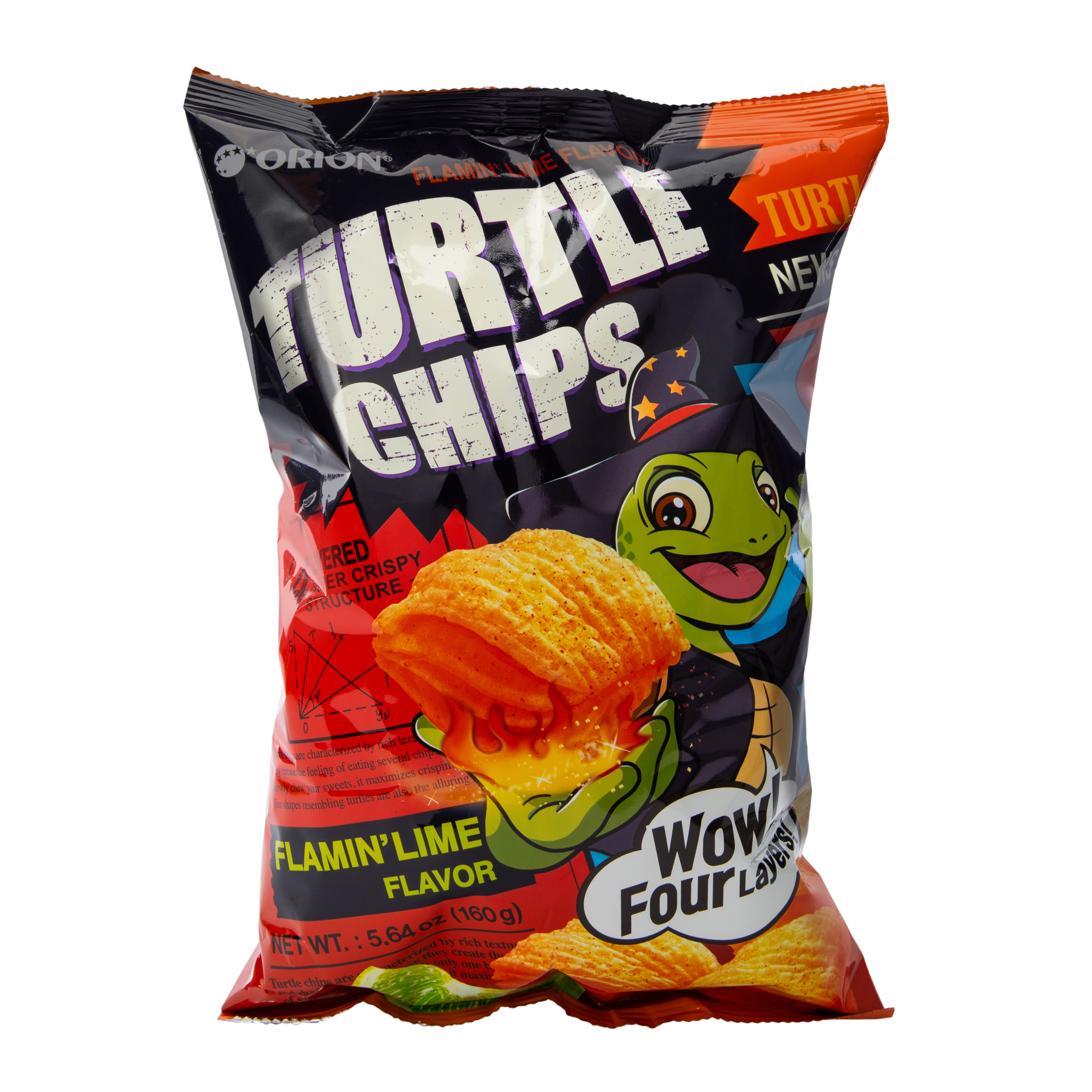 Turtle Chips 5.64oz - Flamin' Lime