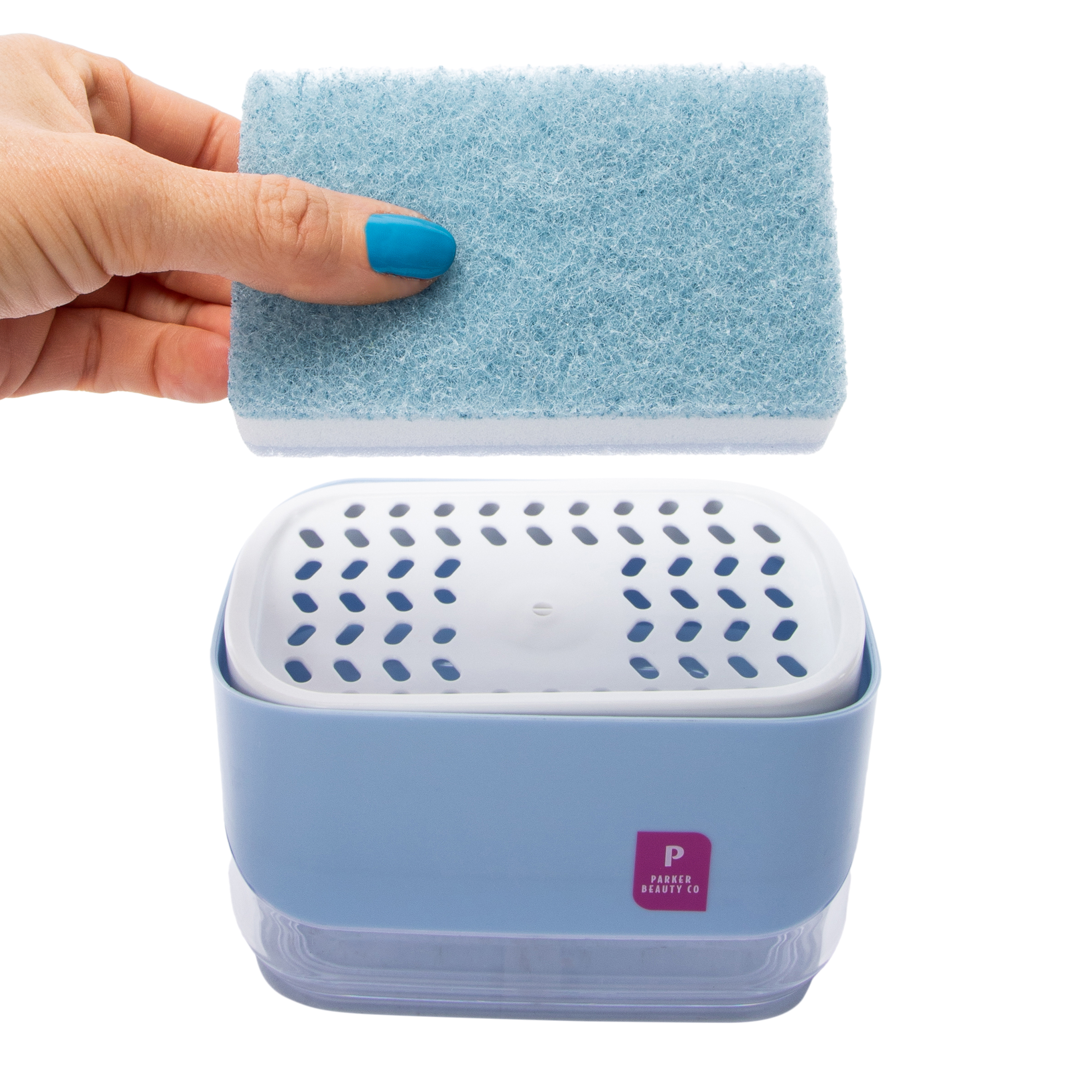 Liquid Soap Dispenser With Sponge Holder