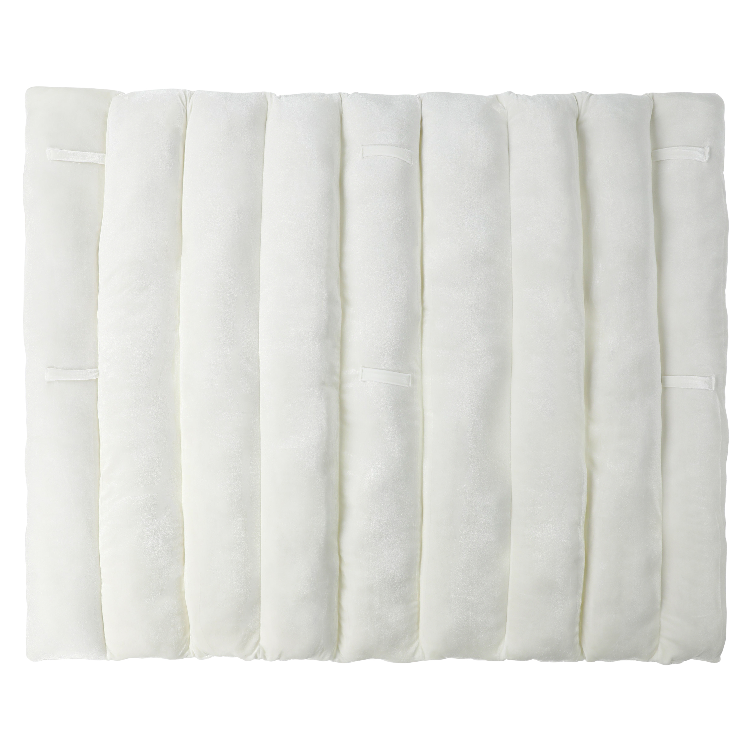 Pillow Fabric Headboard 40in x 34in - White