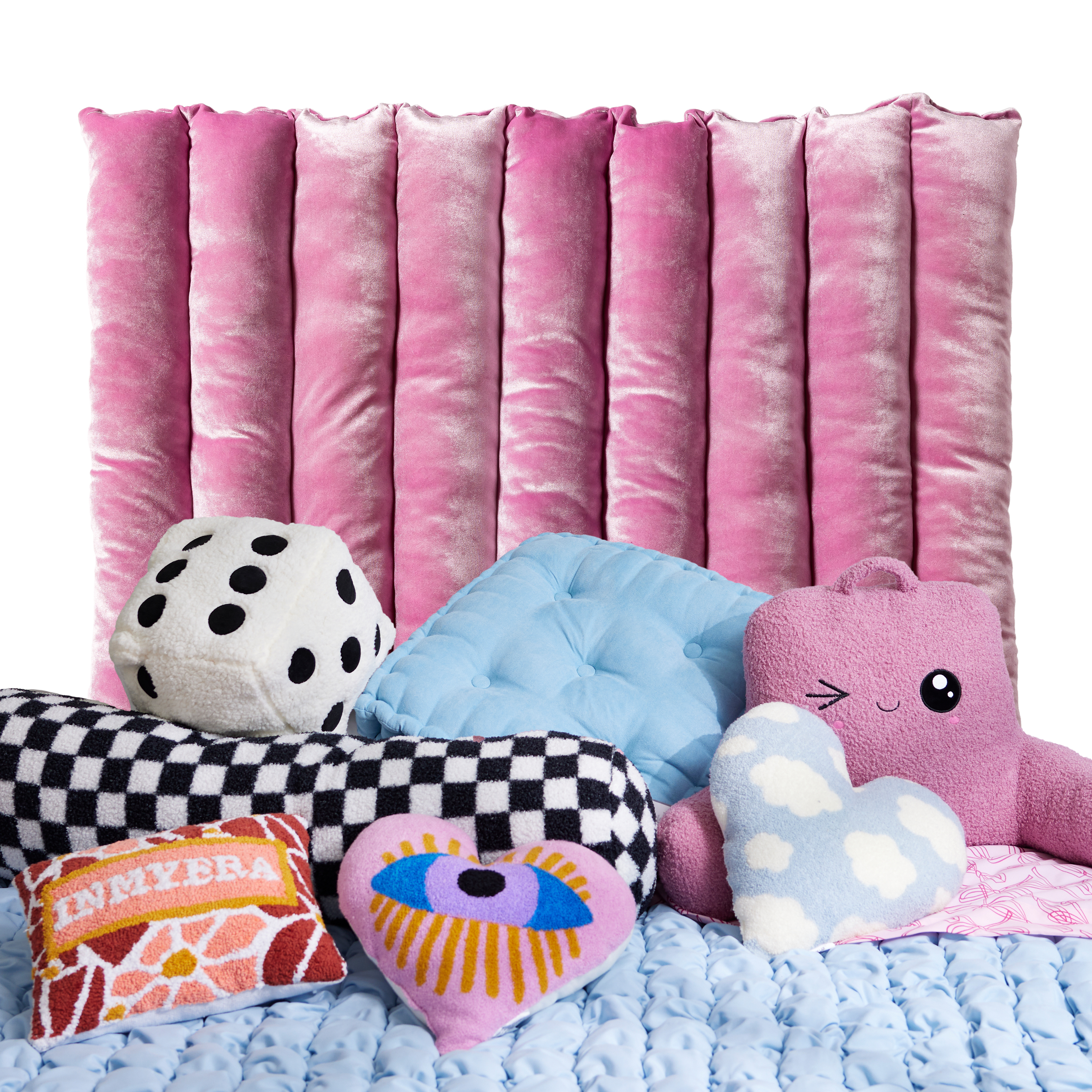 Pillow Fabric Headboard 40in x 34in