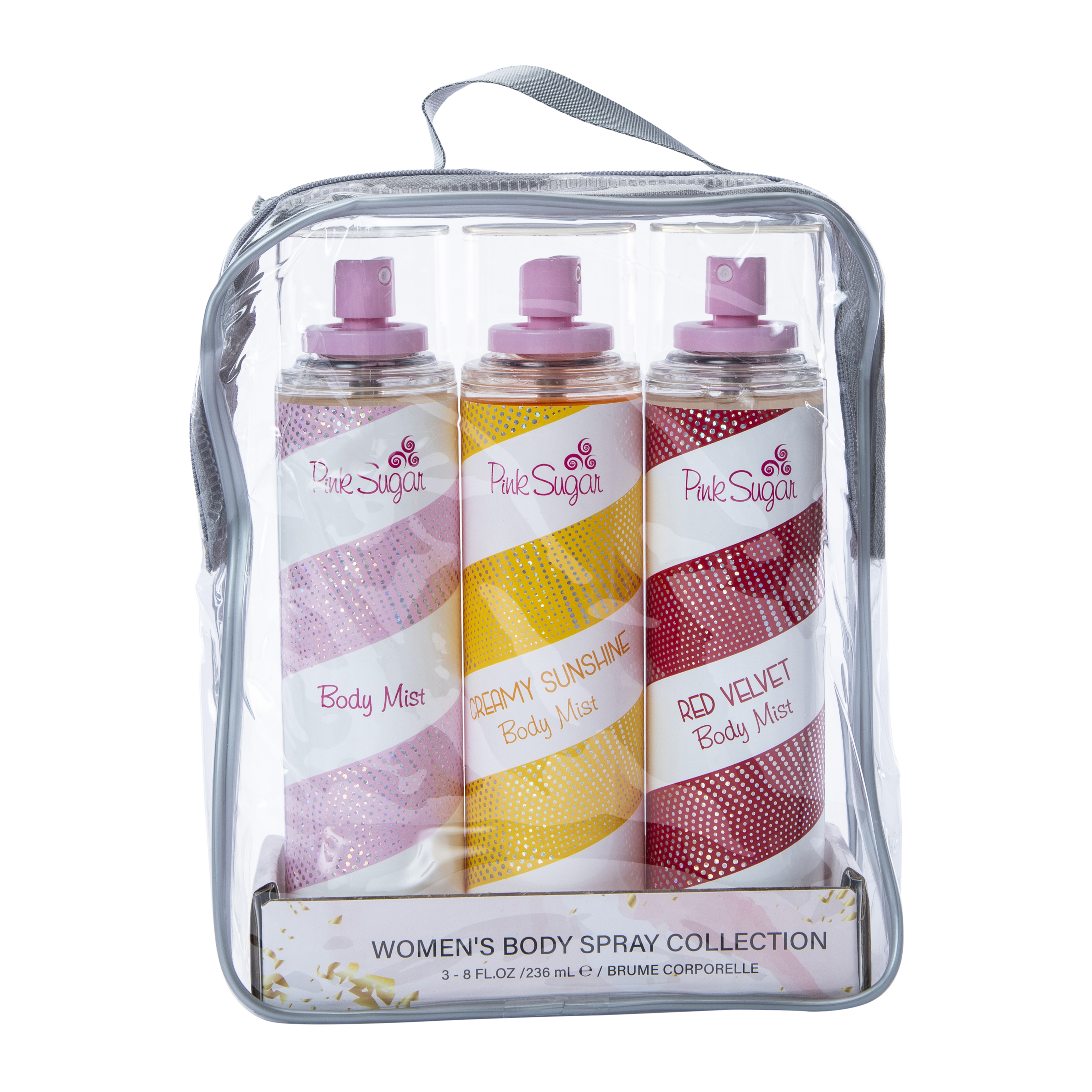 Pink Sugar Women's Body Spray Collection 8oz, 3-Count