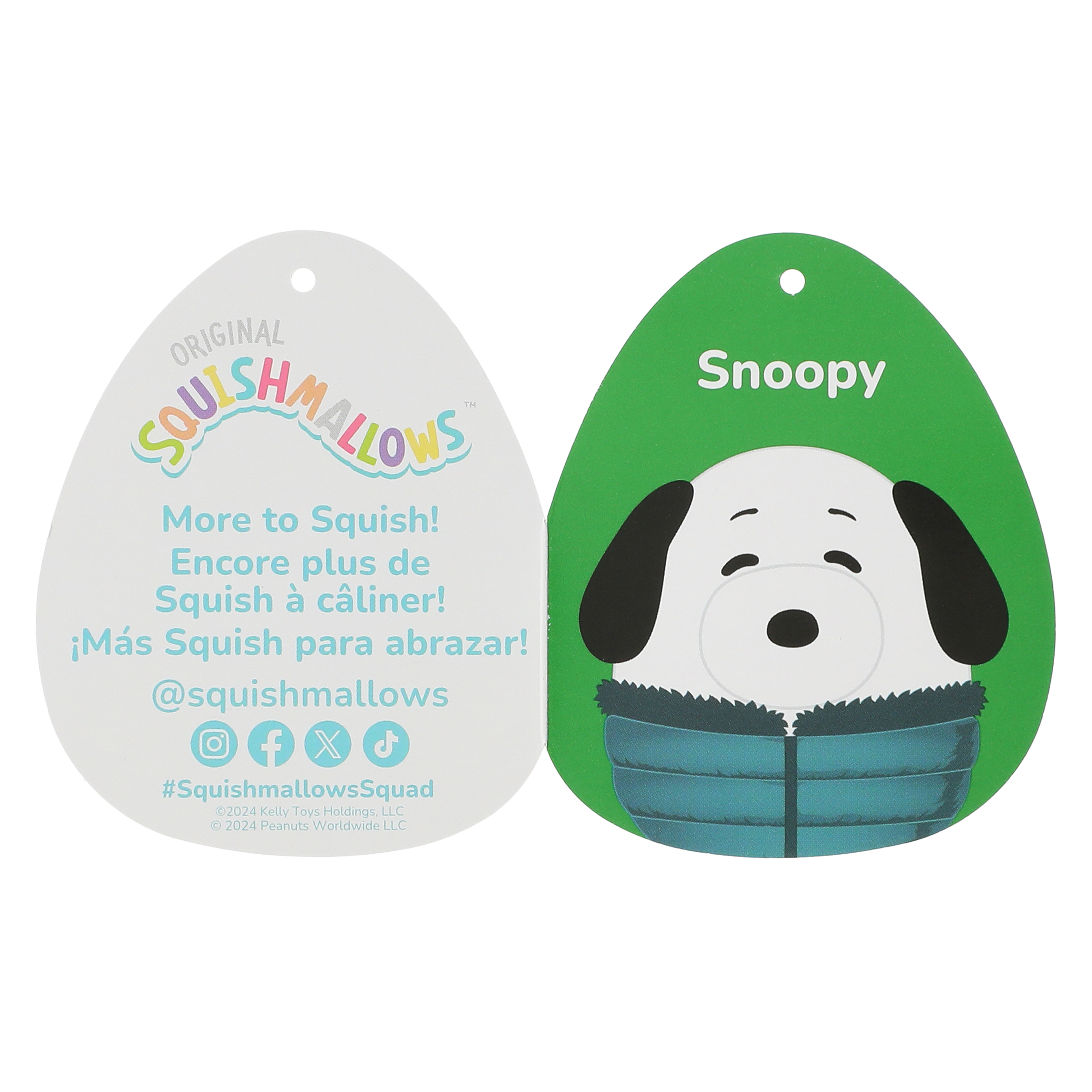 Peanuts™ Puffer Jacket Squishmallows™ 6.5in