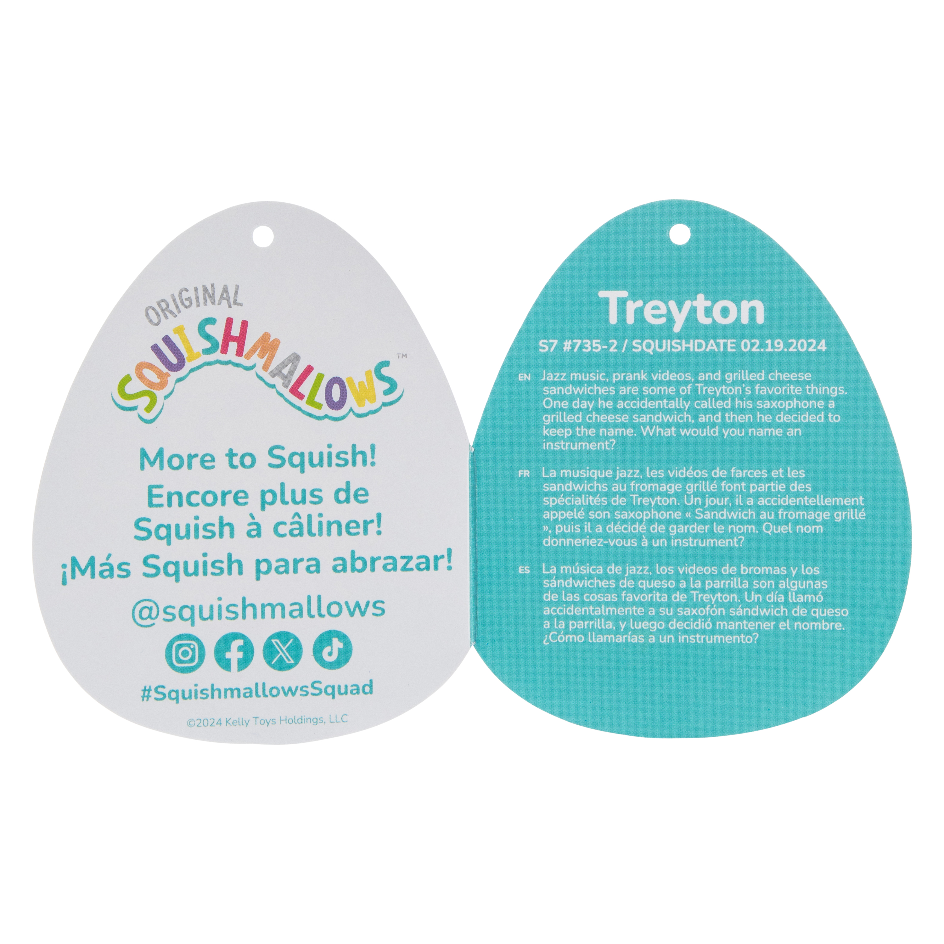 Squishmallows™ Glitter Squad 7.5in