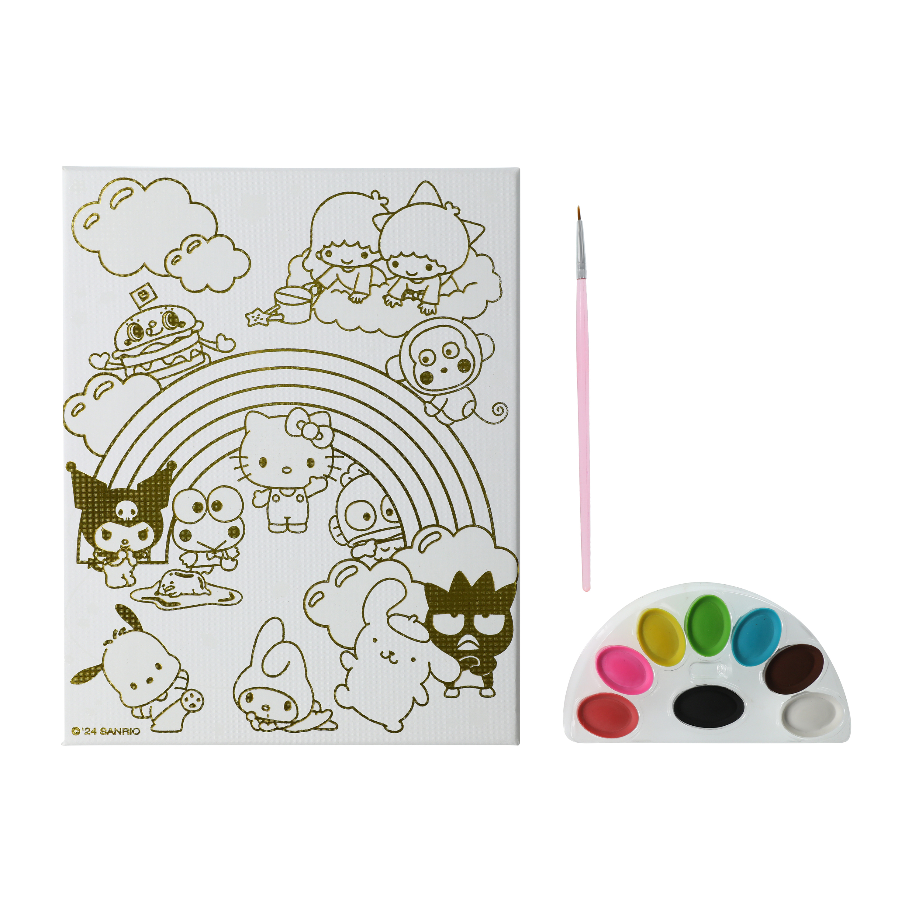 Hello Kitty and Friends® Paint & Reveal Wall Art Set