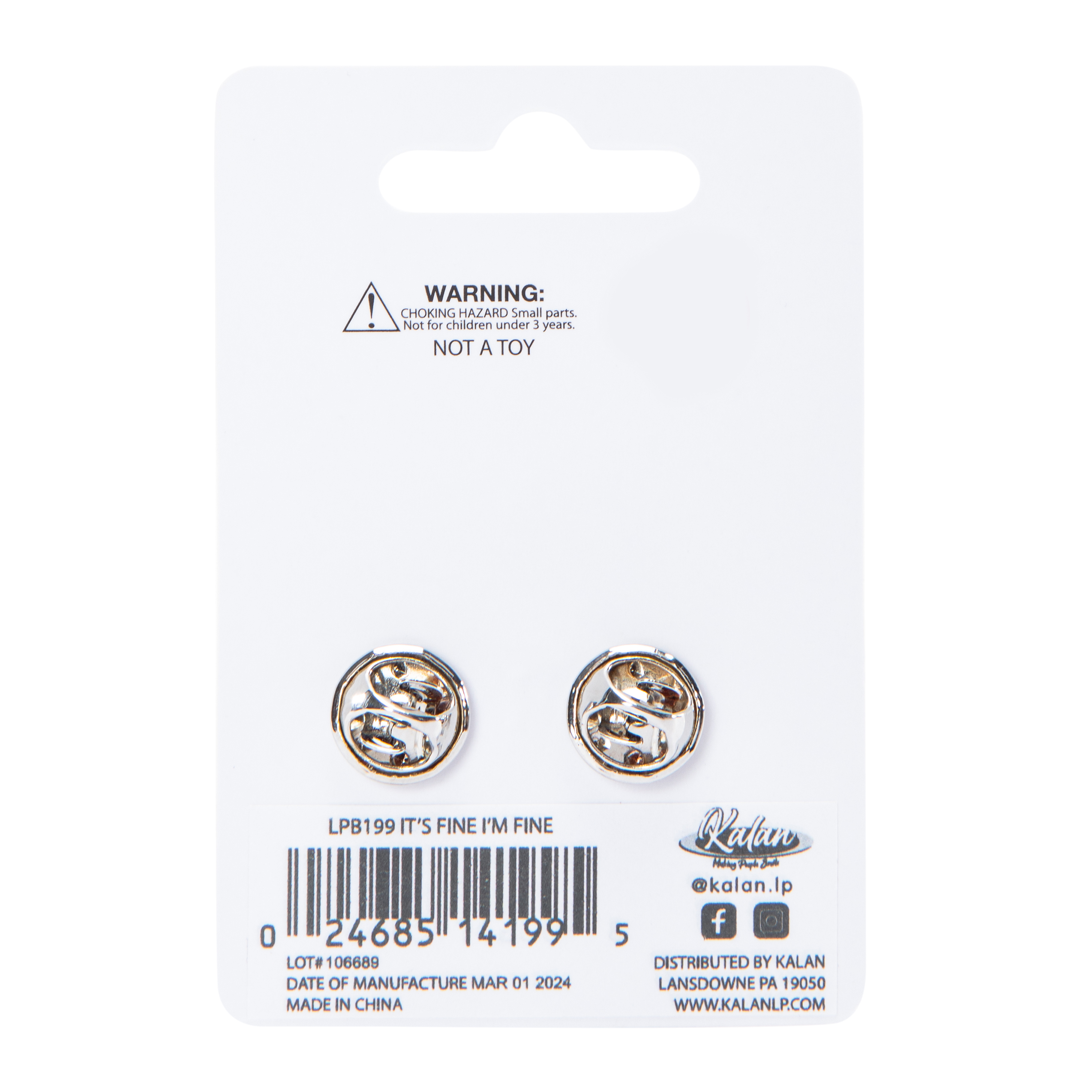 Mental Health Bobble Enamel Pin