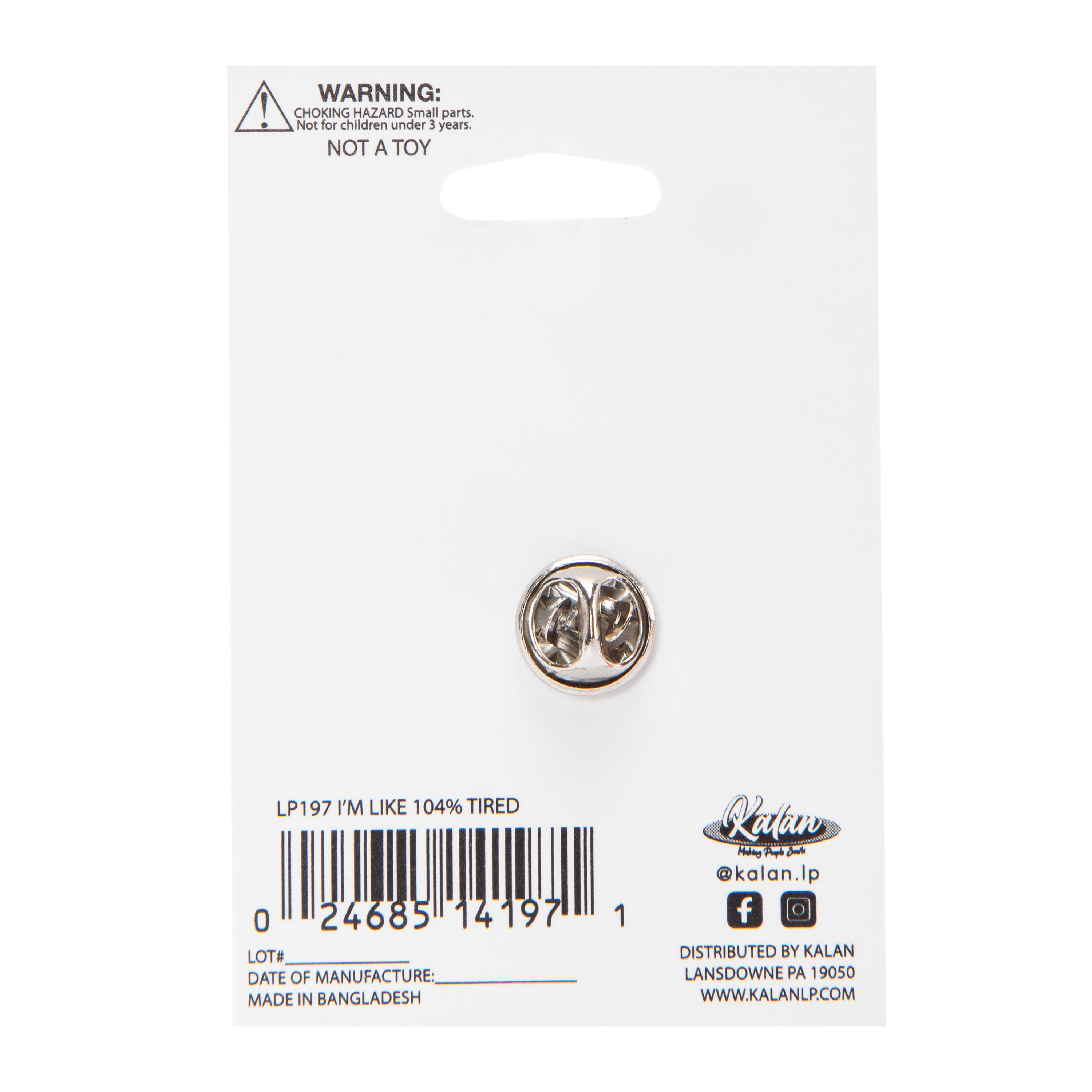 Novelty Enamel Pin