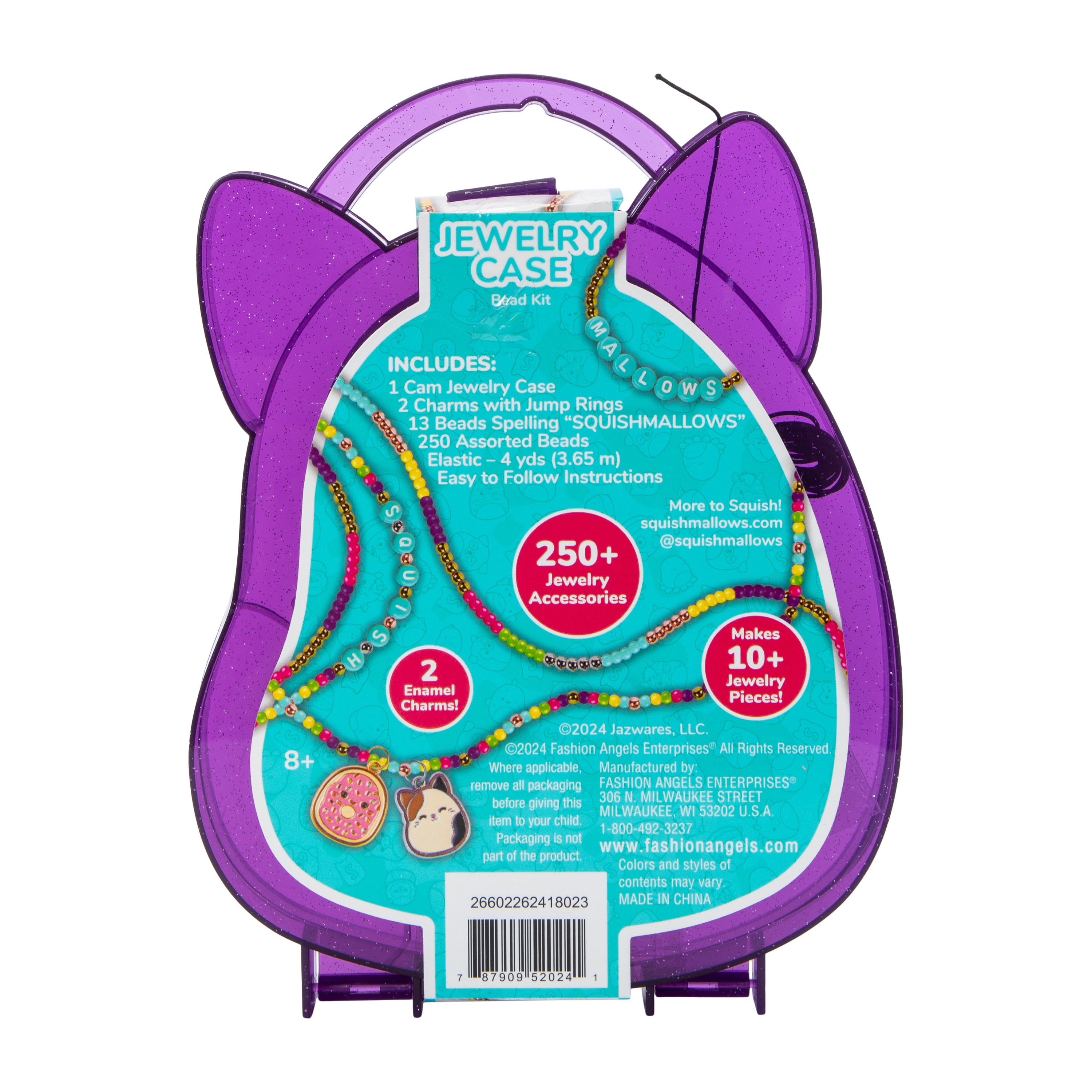 Squishmallows™ Jewelry Case Bead Kit