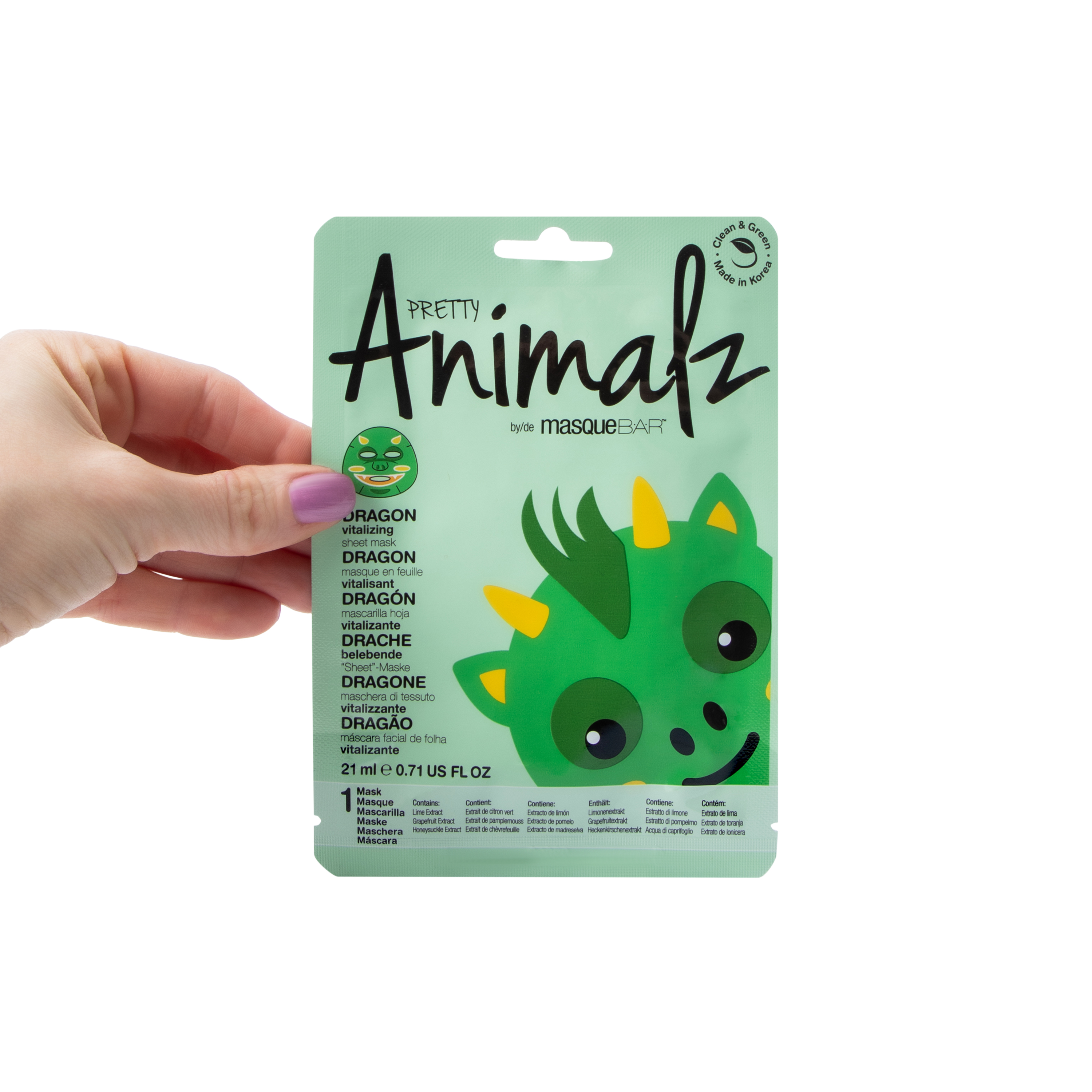 Masque Bar™ Pretty Animals Dragon Purifying Sheet Mask