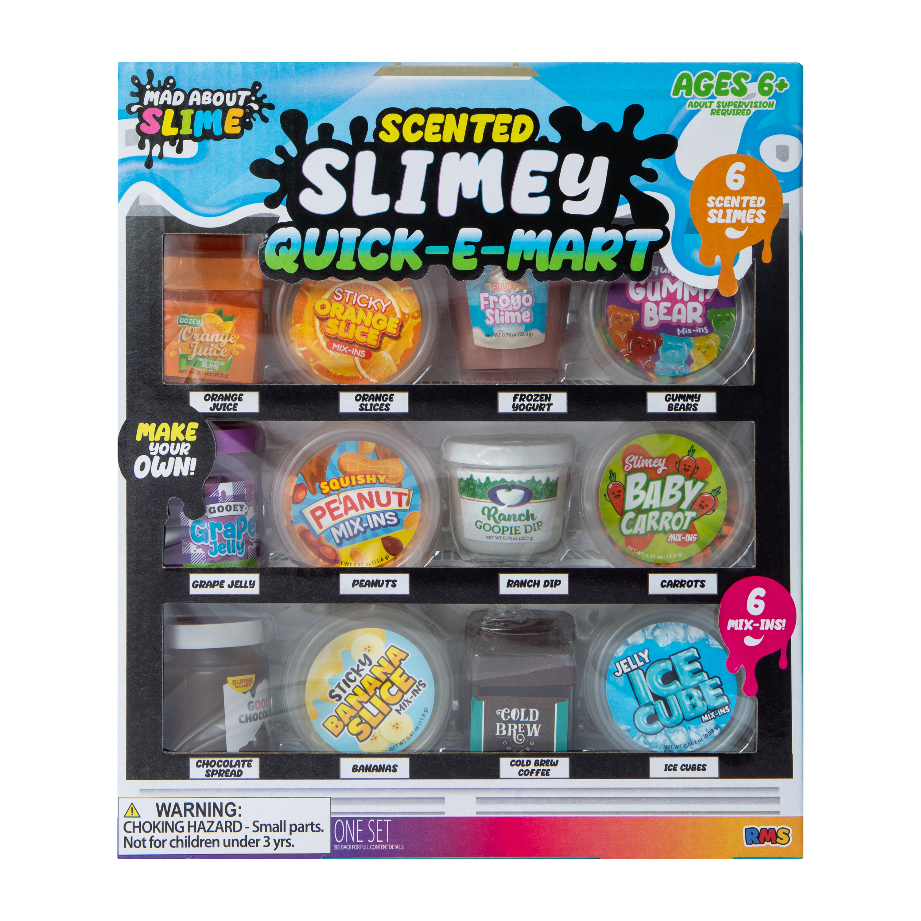 Mad About Slime 12-Piece Mart Set