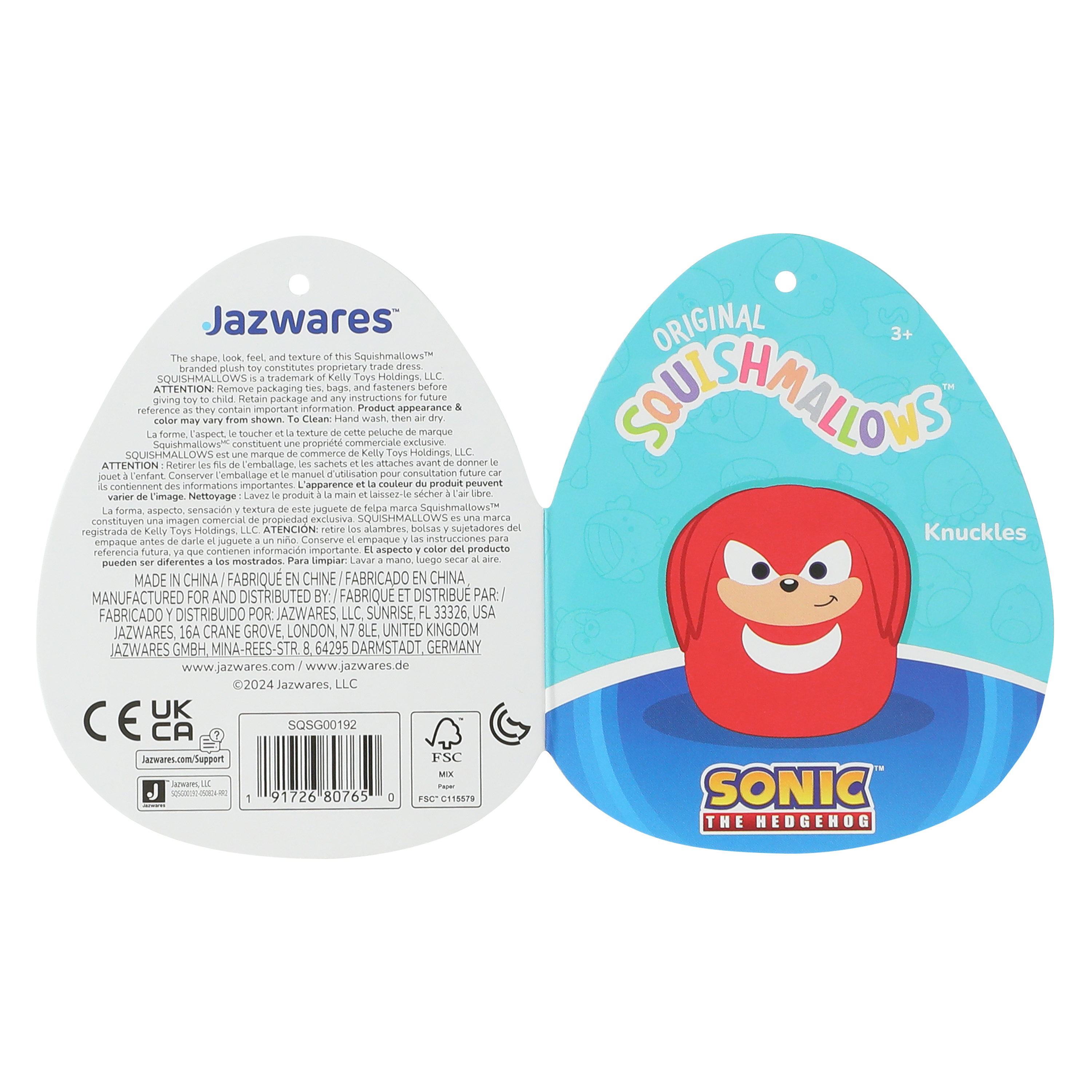 Sonic The Hedgehog™ Squishmallows™ 6.5in