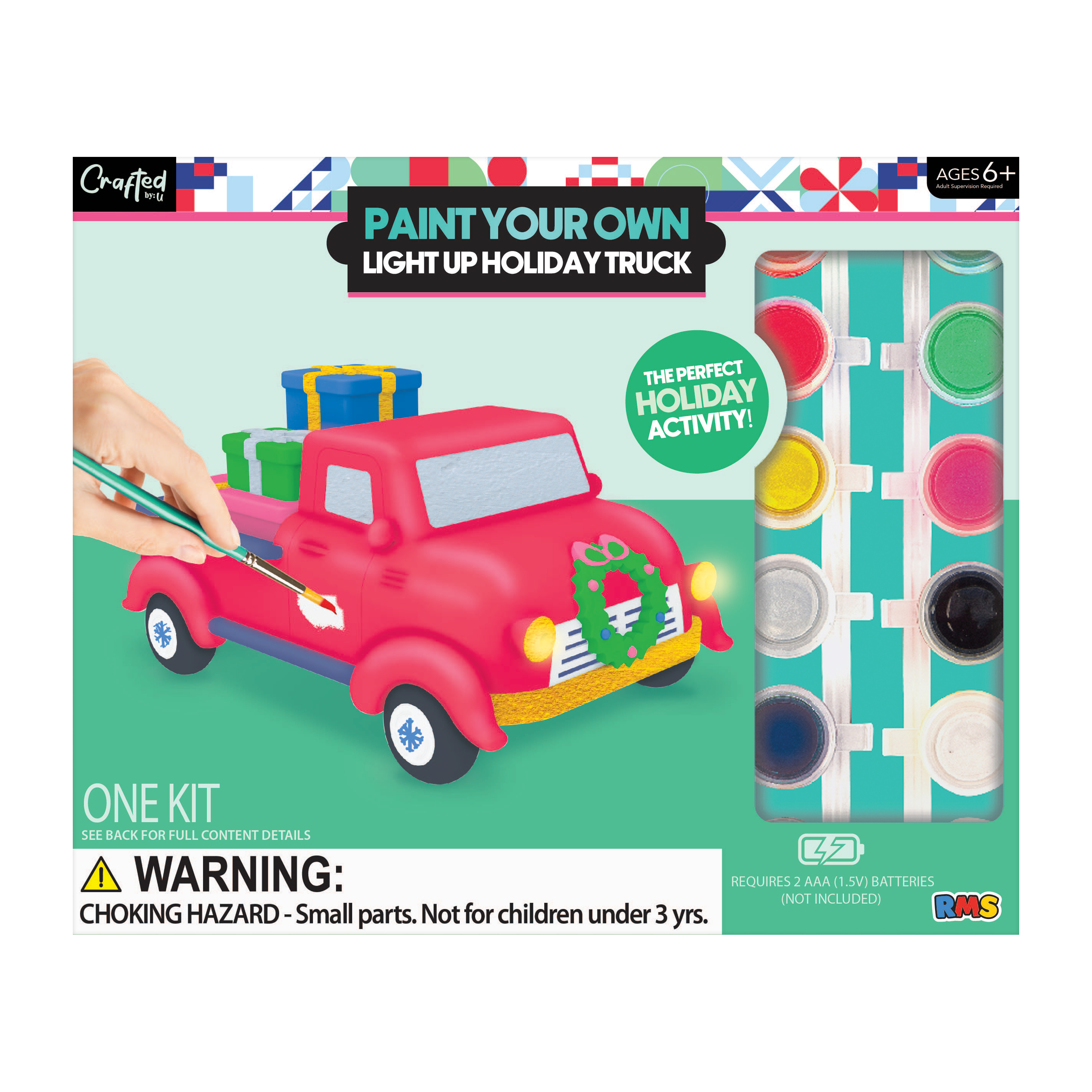 Paint Your Own: Light Up Holiday Truck Kit