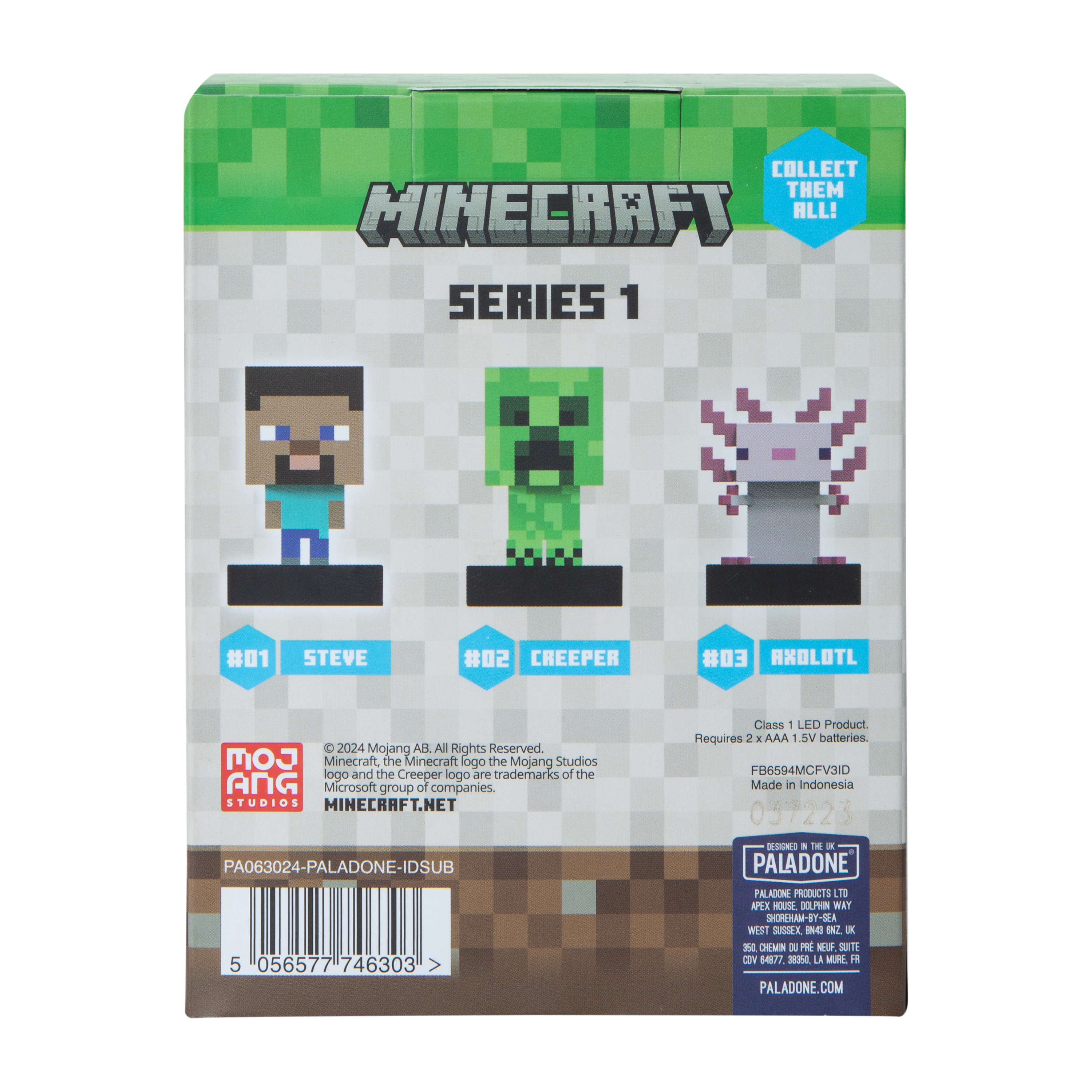 Icons Minecraft Steve Light 1-Piece
