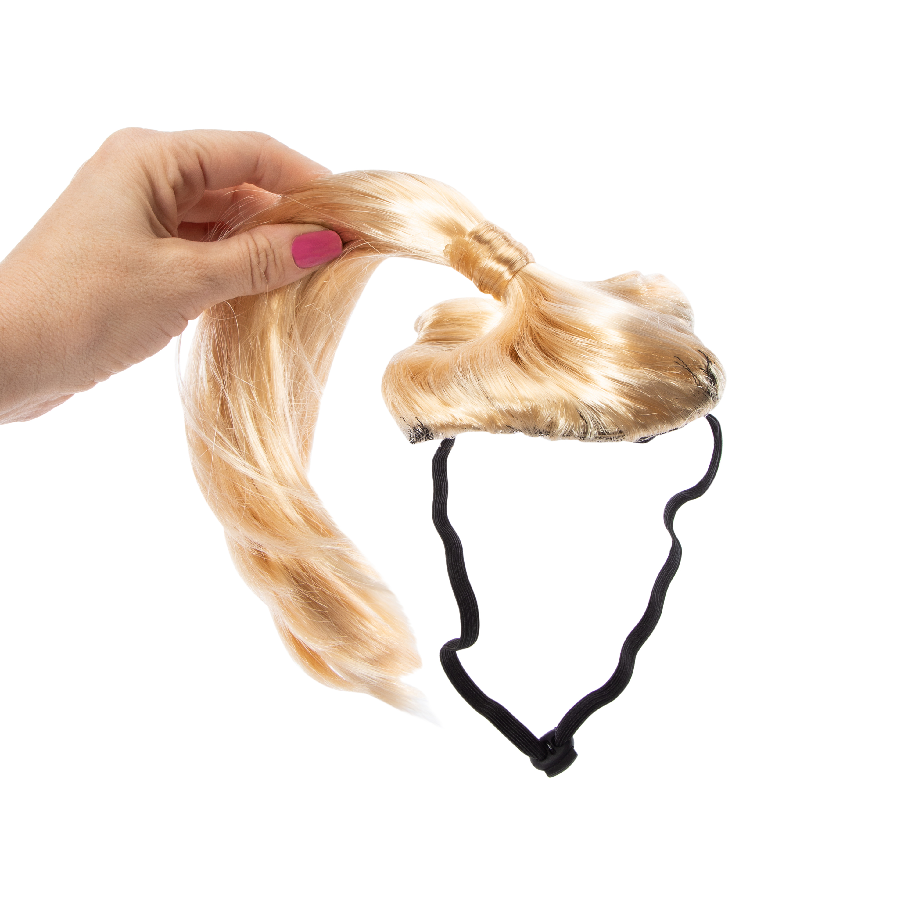 Pet Costume Blonde Ponytail Wig - M/L