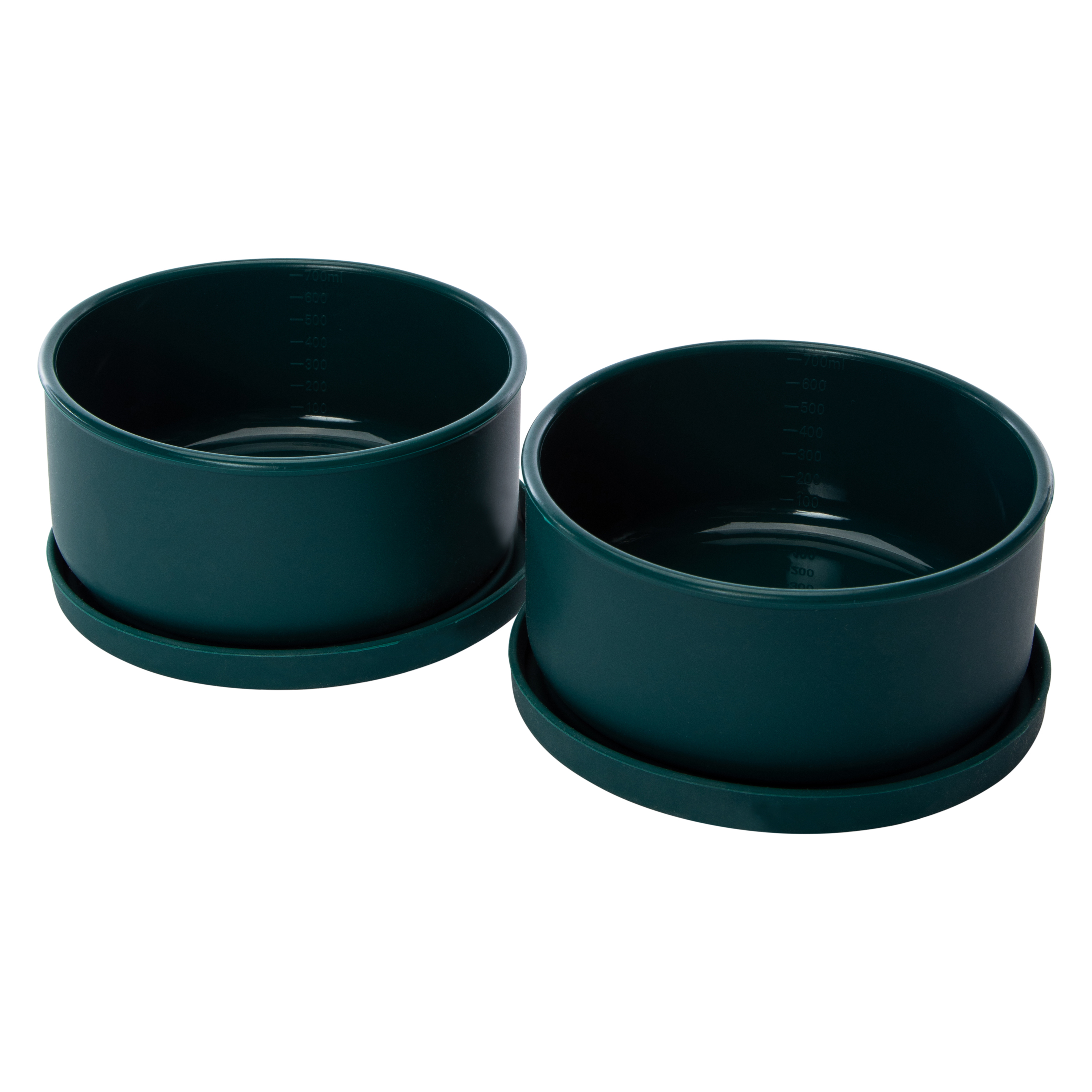 2-Count Round Silicone Food Containers  5.7in x 2.7in