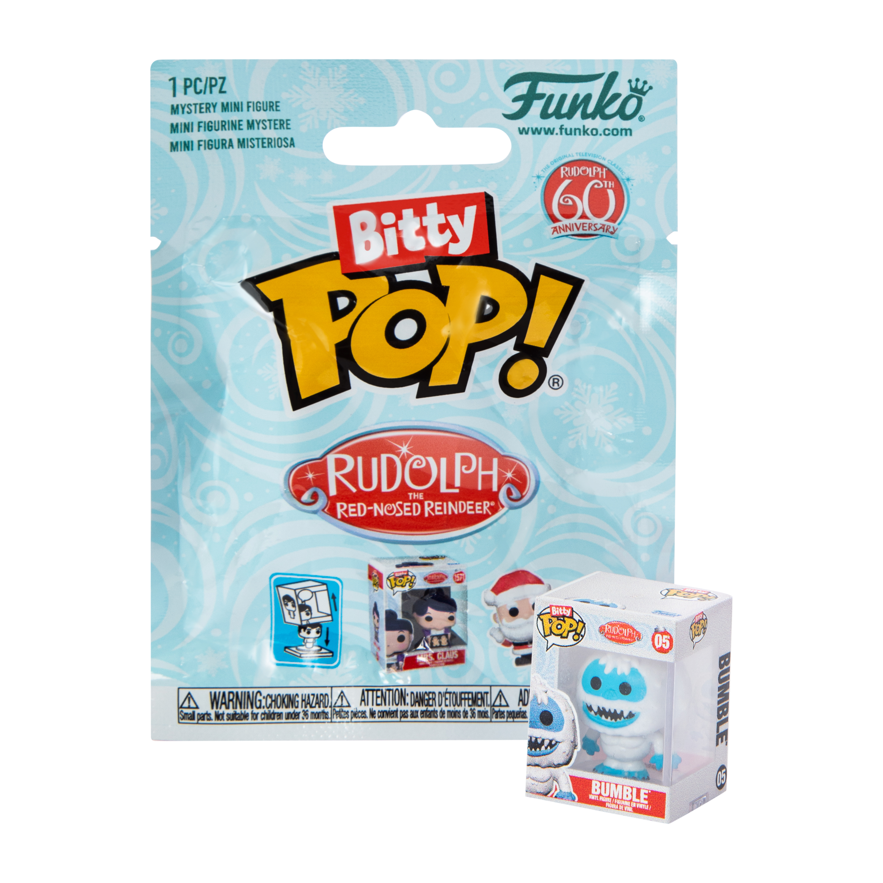 Funko Bitty Pop!® Rudolph The Red Nosed Reindeer Mystery Mini Figure (Styles May Vary)