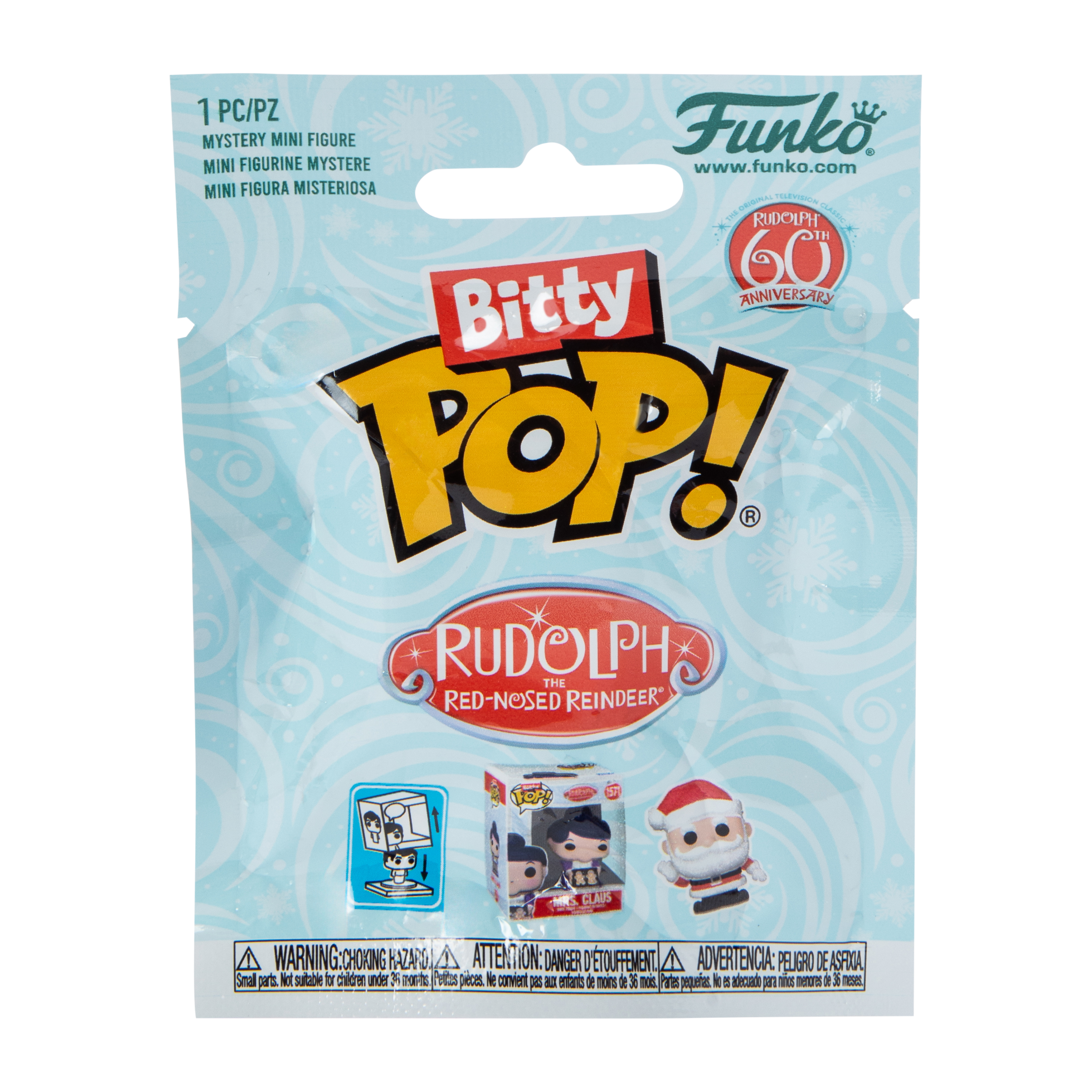 Funko Bitty Pop!® Rudolph The Red Nosed Reindeer Mystery Mini Figure (Styles May Vary)