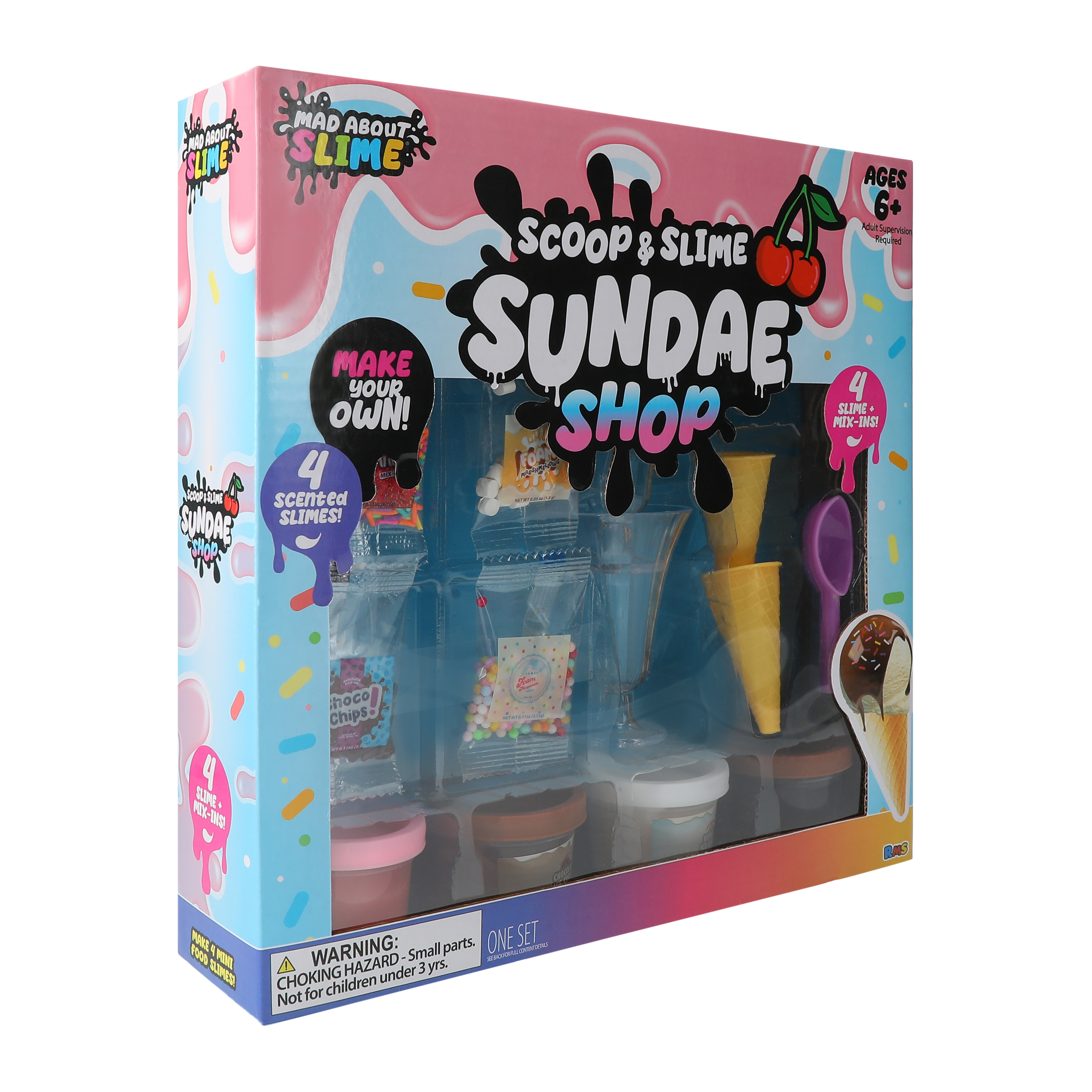 Mad About Slime® Scoop & Slime Sundae Shop Set 8-Piece