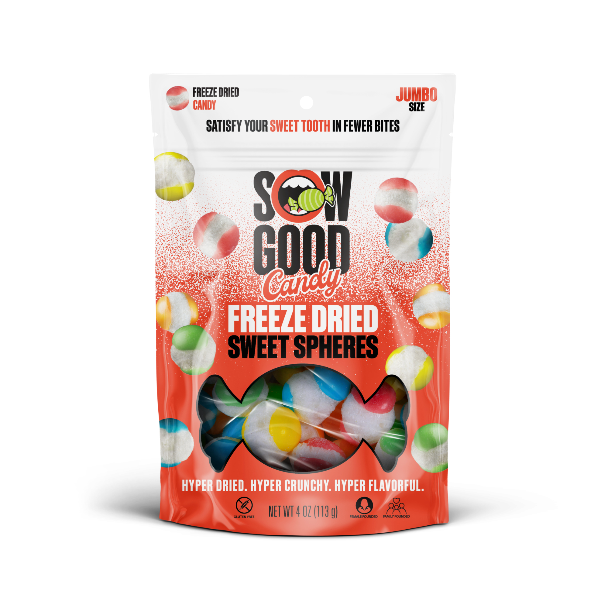 Sow Good™ Sweet Spheres Freeze Dried Candy 4oz