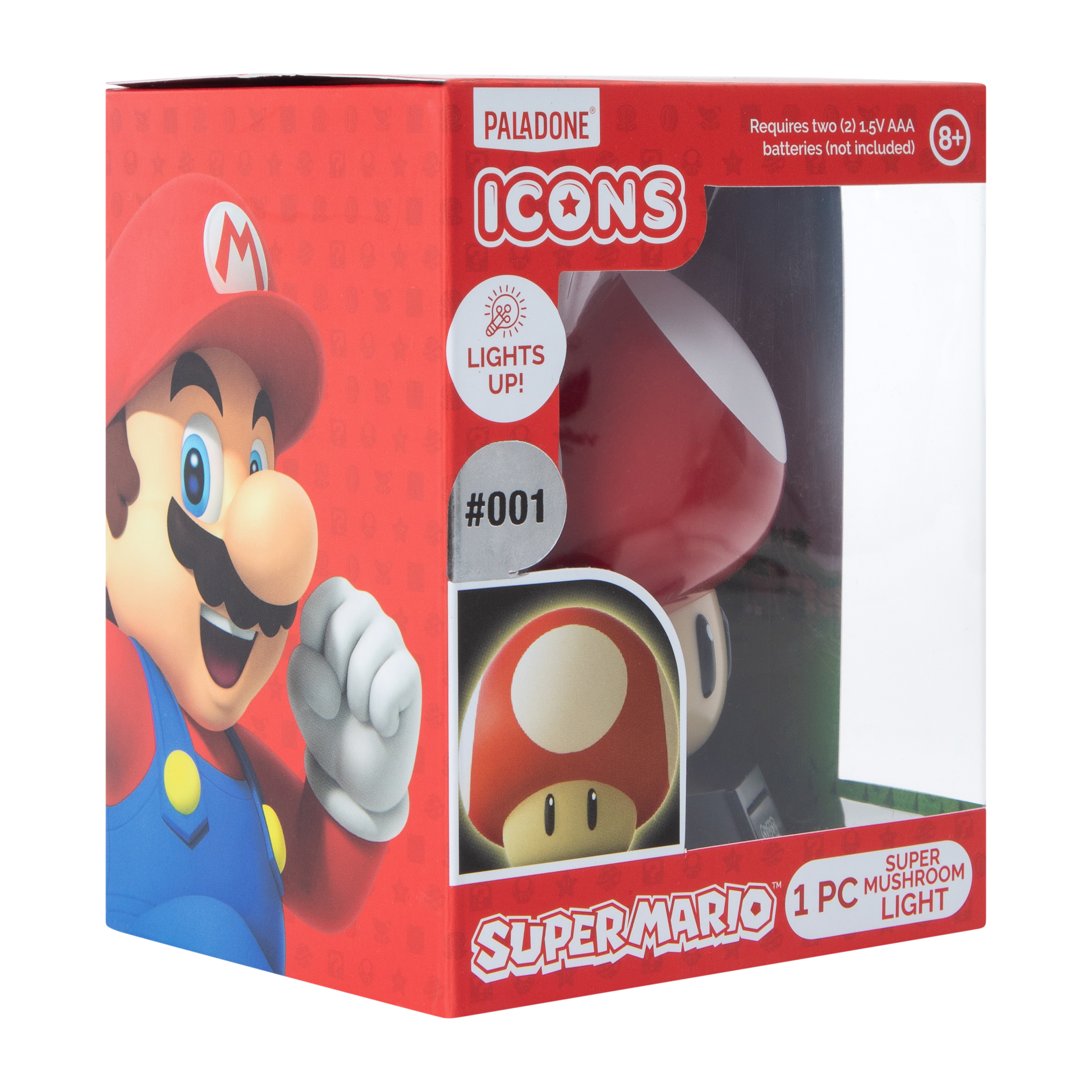Icons Super Mario™ Super Mushroom Light 1-Piece