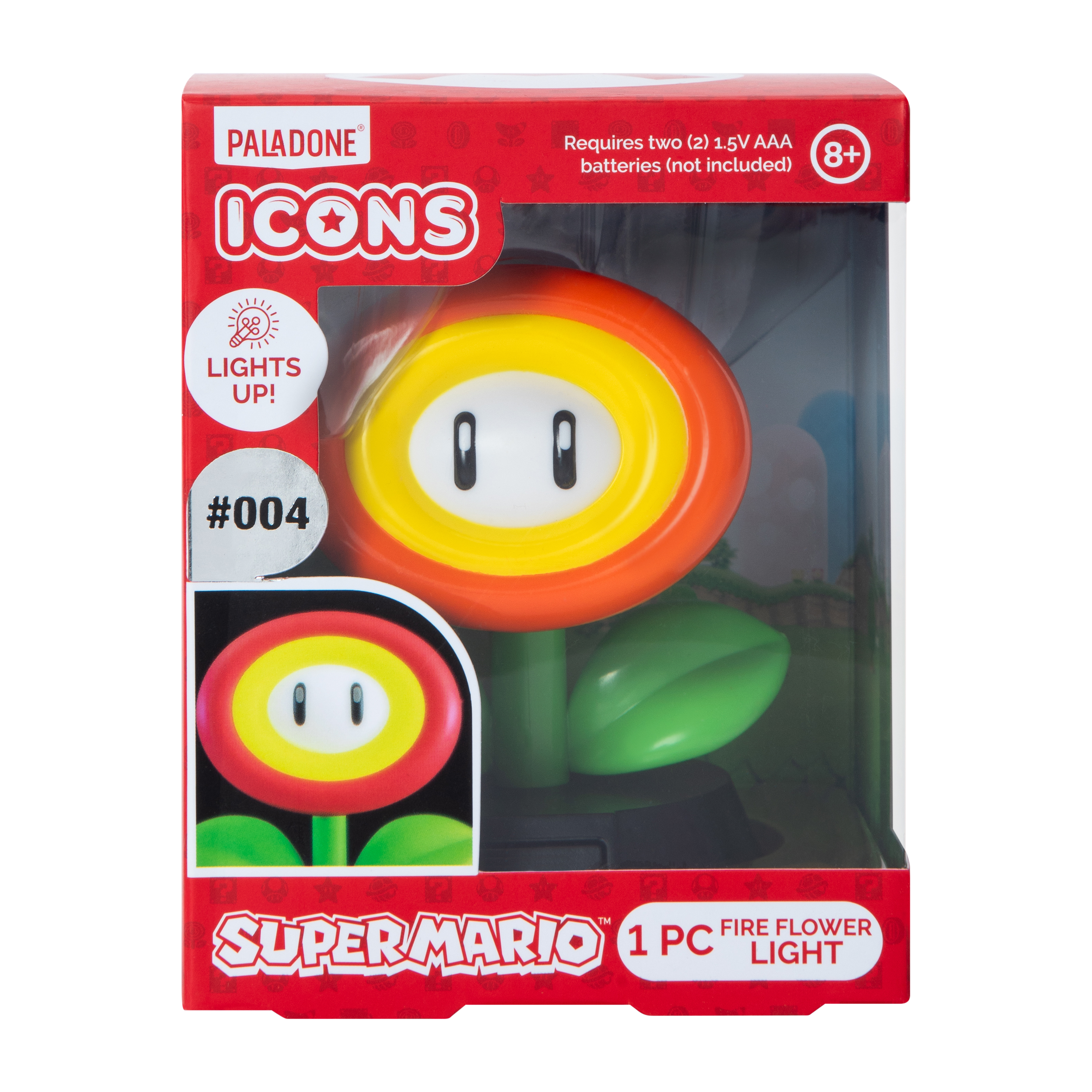 Icons Super Mario™ Fire Flower Light 1-Piece