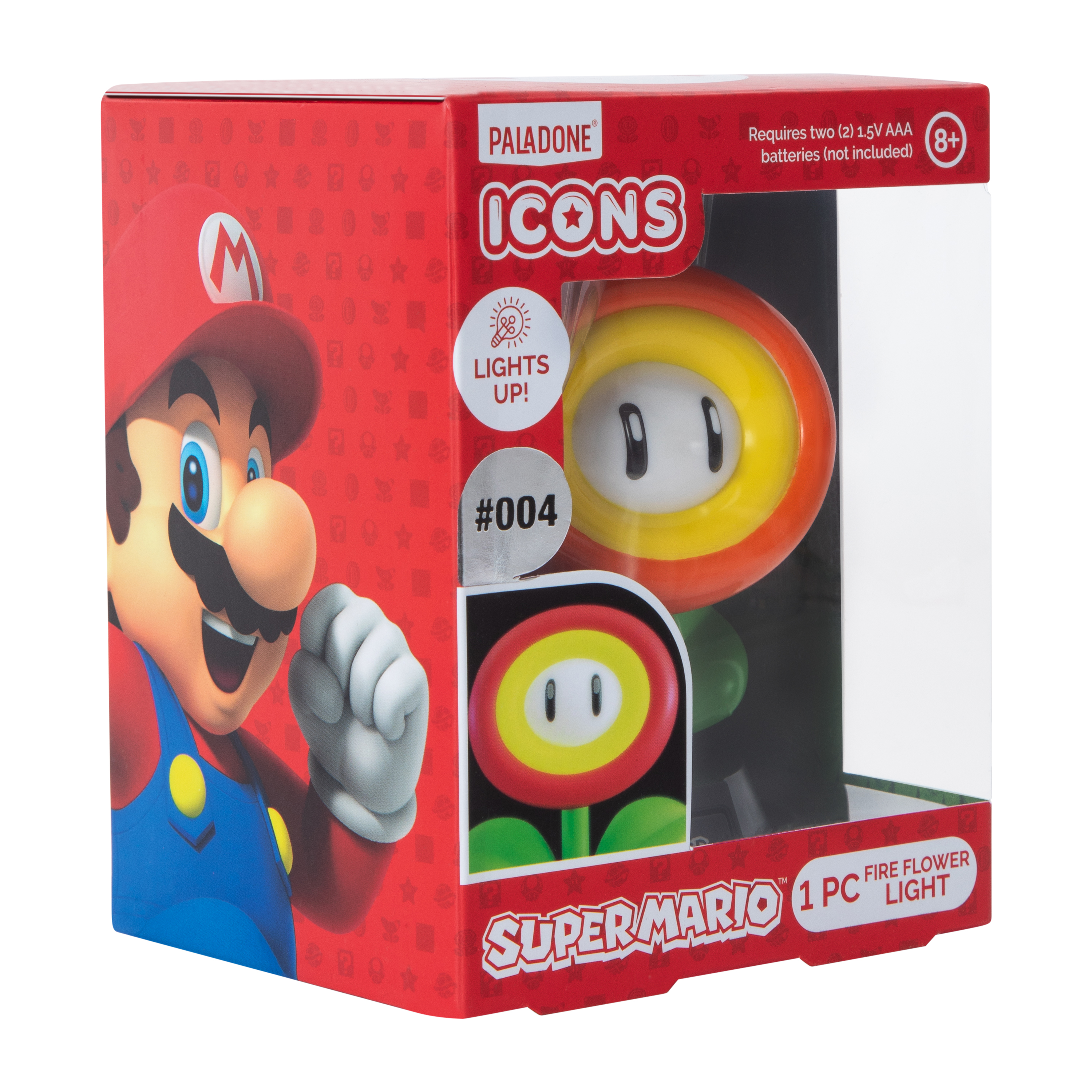 Icons Super Mario™ Fire Flower Light 1-Piece