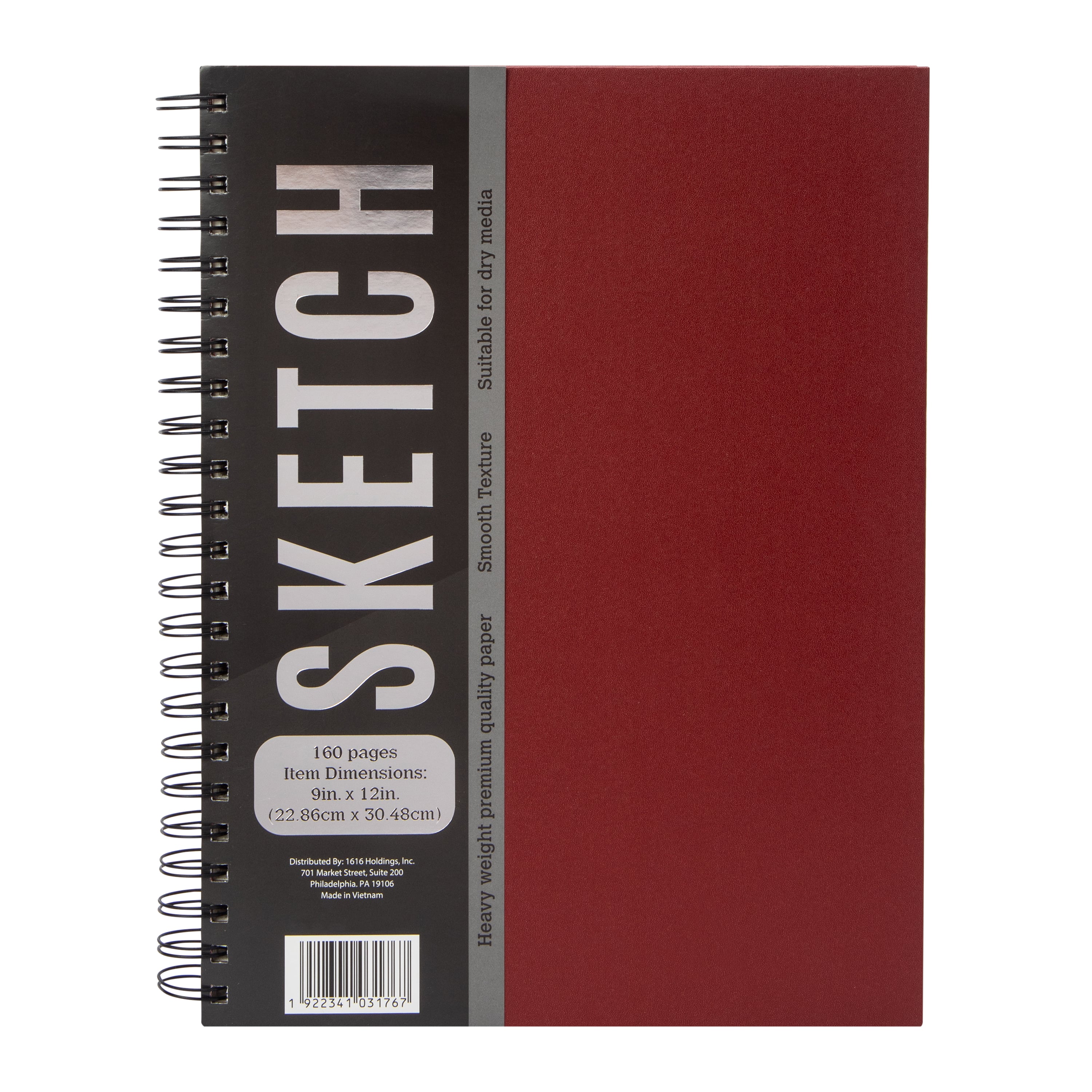 鉛筆画「Scarlet red」　B5大サイズ Premiere® Spiral Bound Hardcover Sketch Book 9in x 12in | Five Below