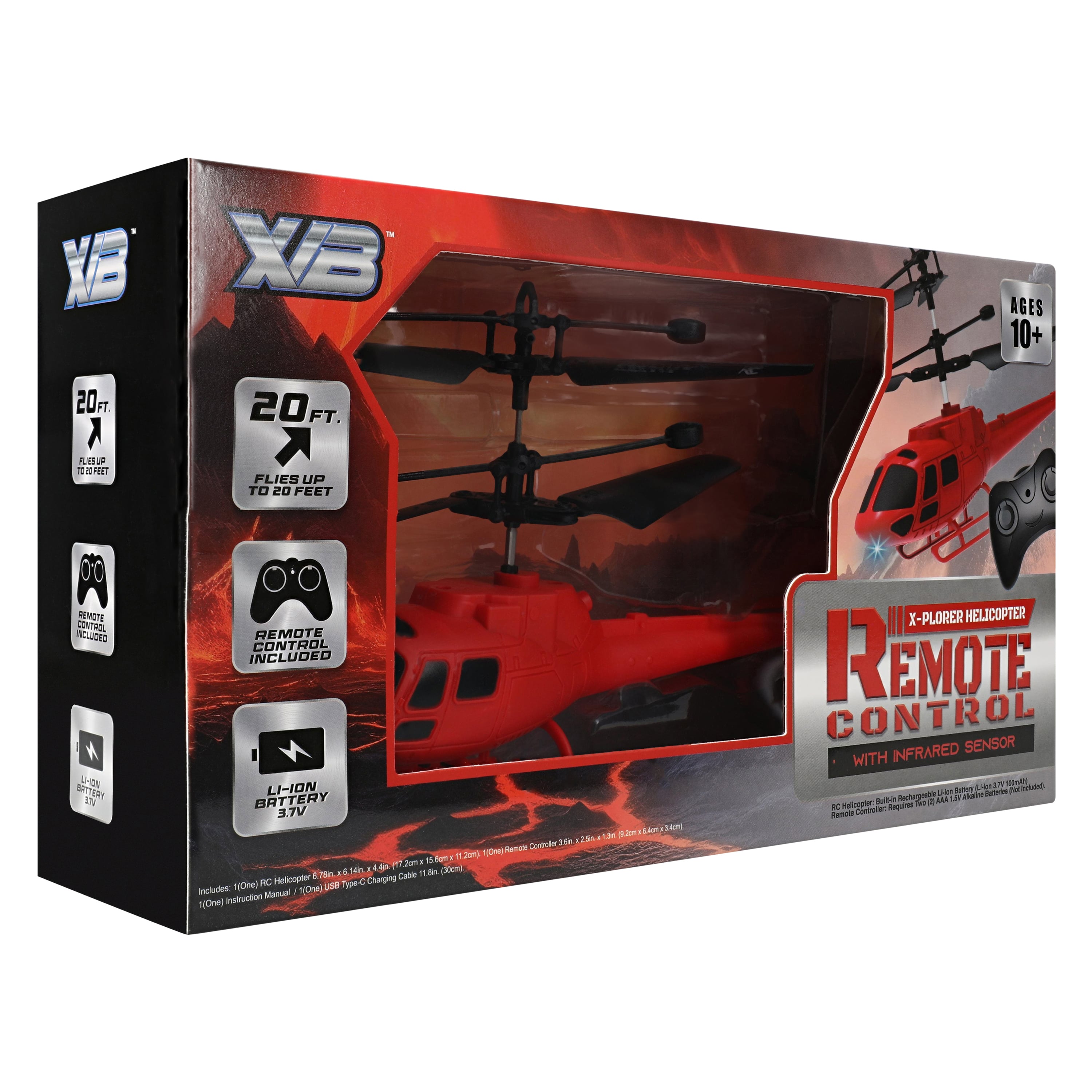 XVB® X-plorer Remote-Controlled Helicopter With Infrared Sensor