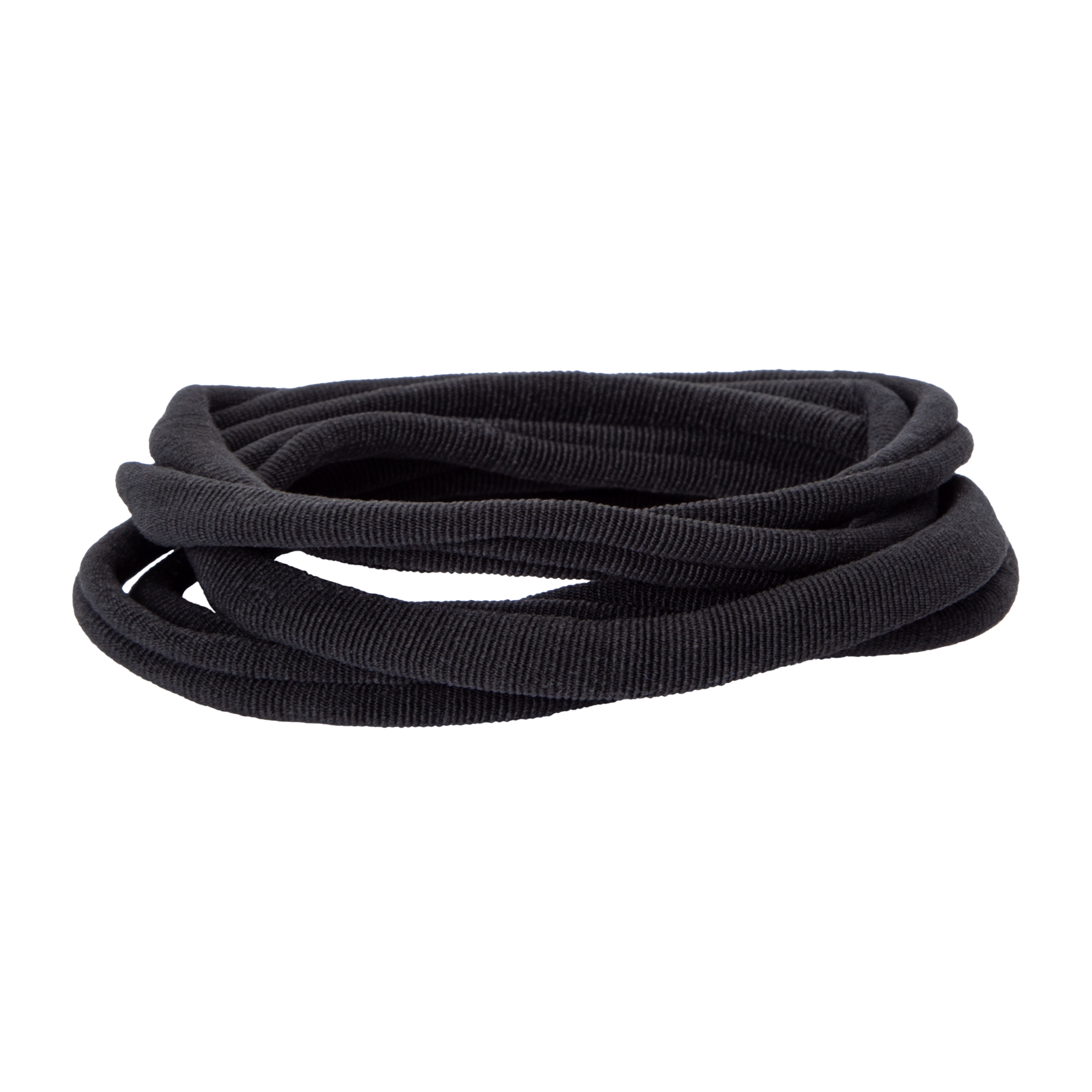 Black Extra Large Ponyos 6-Count