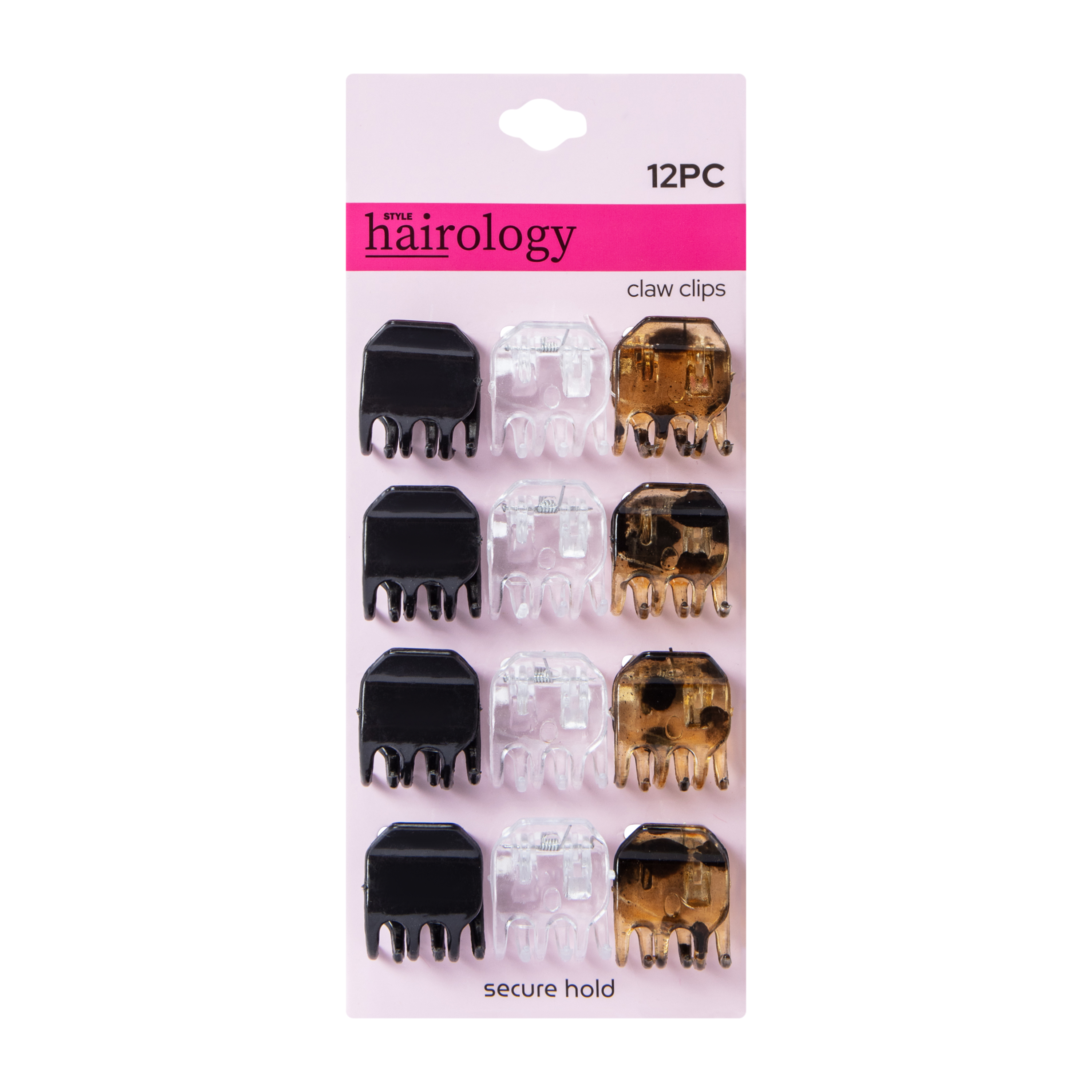 Style Hairology Claw Clips -Pack