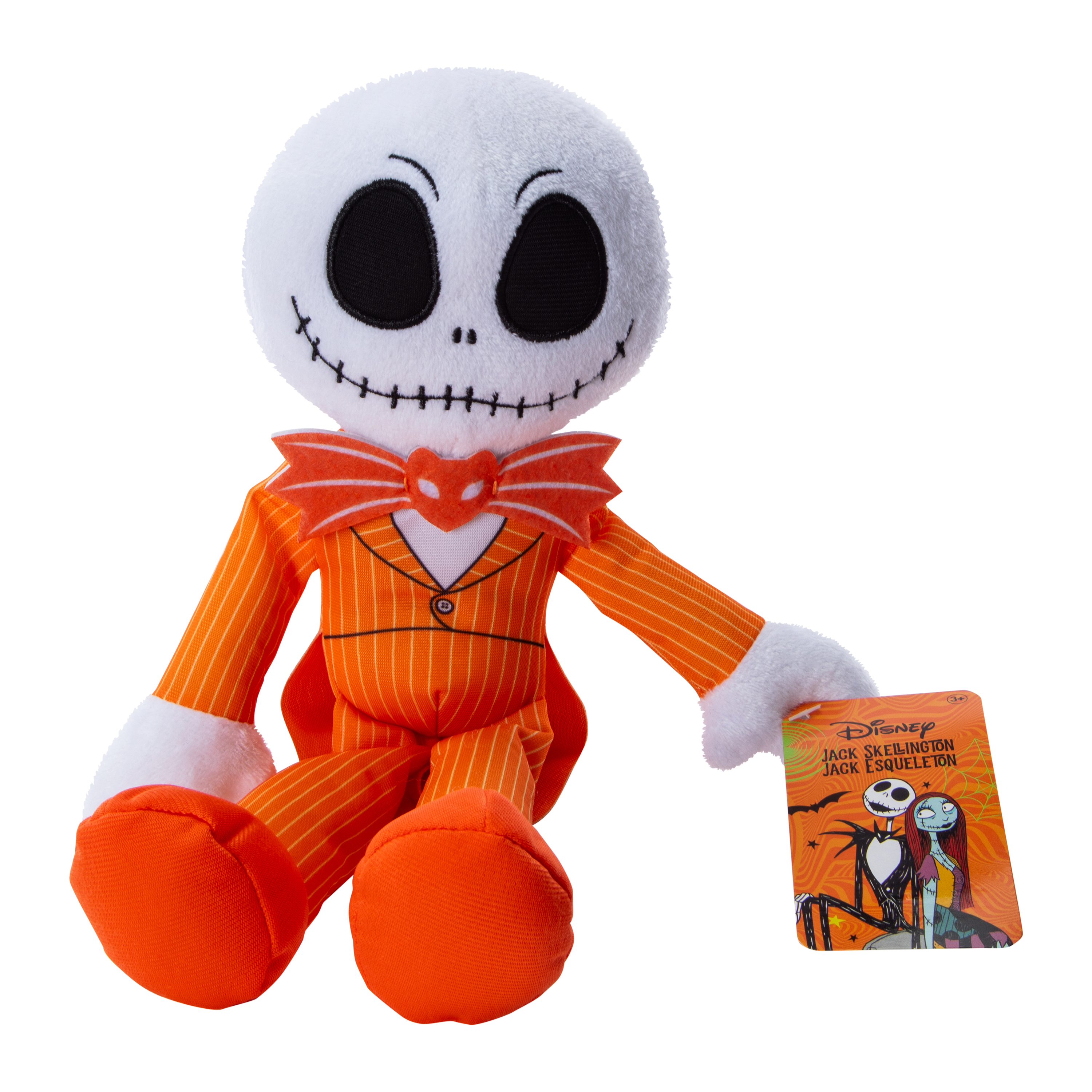 Disney Tim Burton's The Nightmare Before Christmas Jack Skellington Plush 7.25in