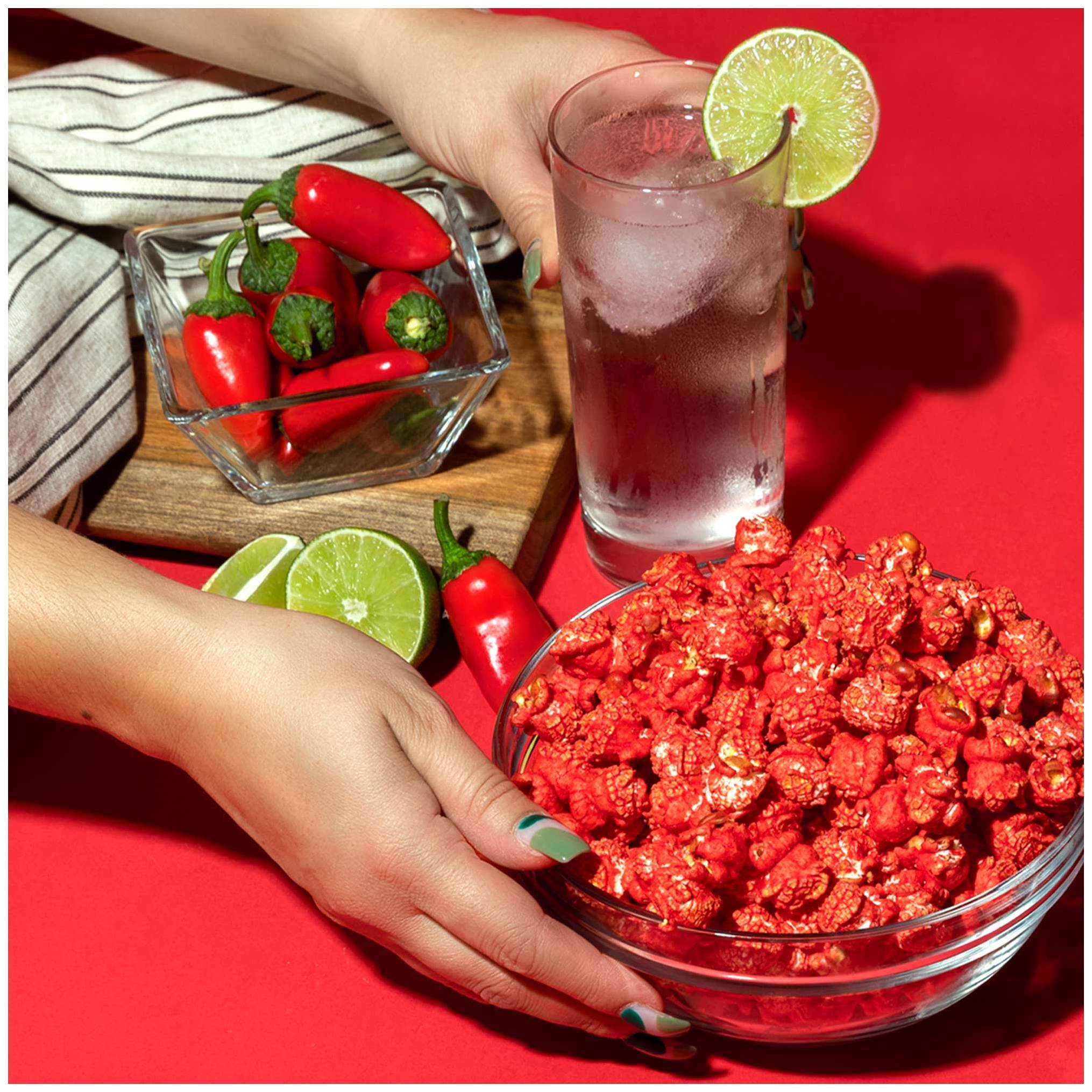 Popcornopolis x Takis® Fuego® Hot Chili Pepper & Lime Flavored Popcorn 6oz