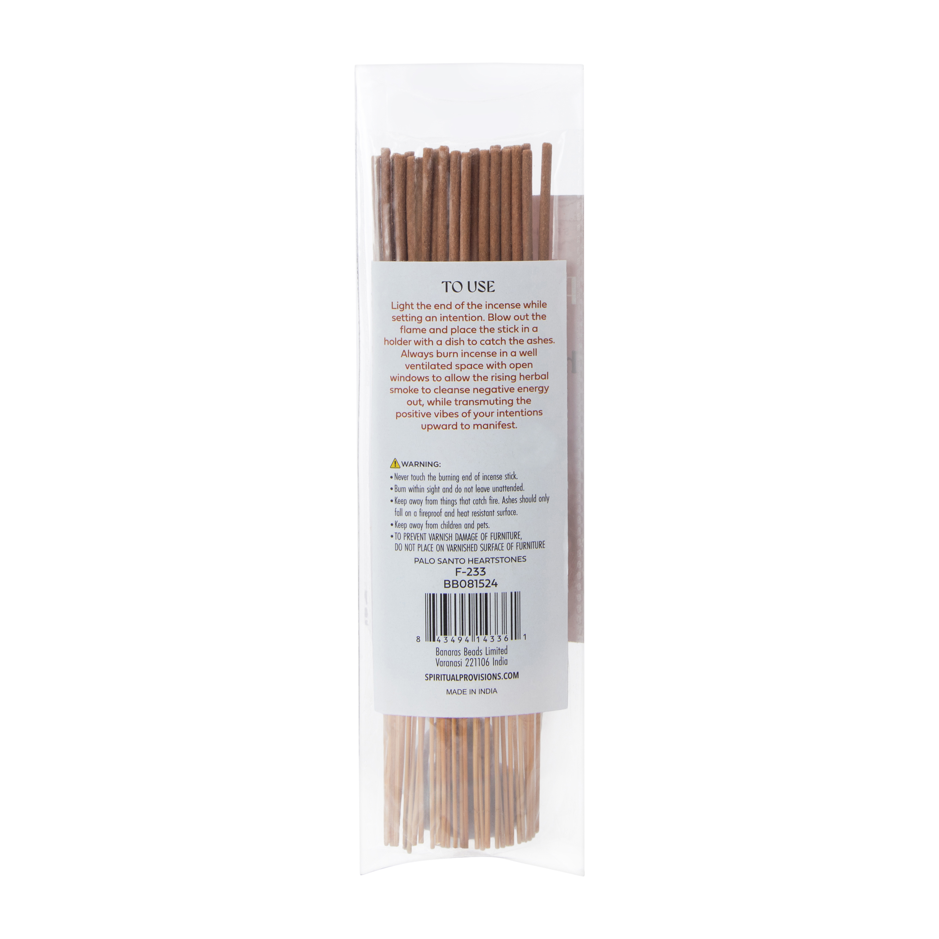Heartstones Incense Sticks With Soapstone Holder