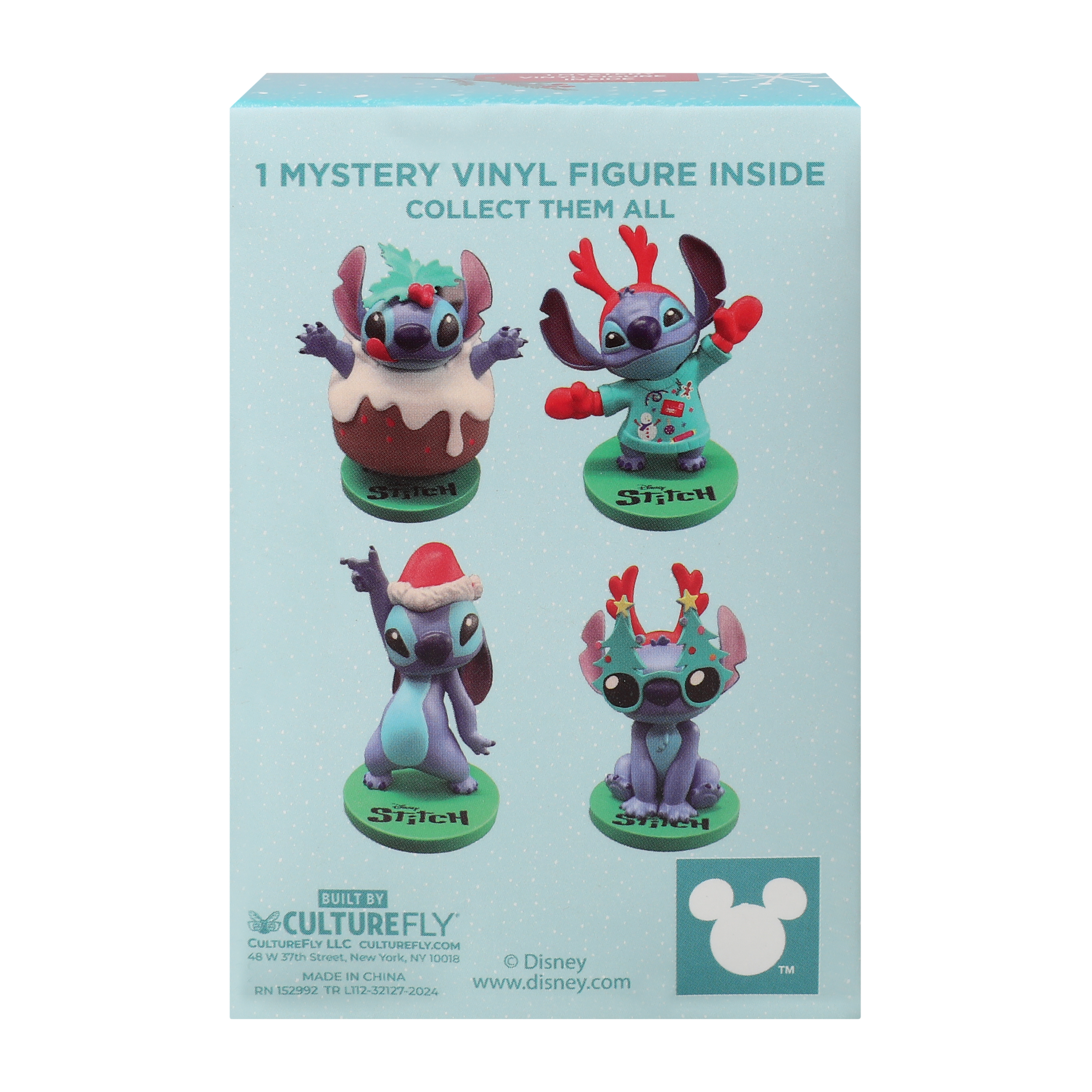 Disney Stitch Xmas Mystery Vinyl Figure (Styles May Vary)