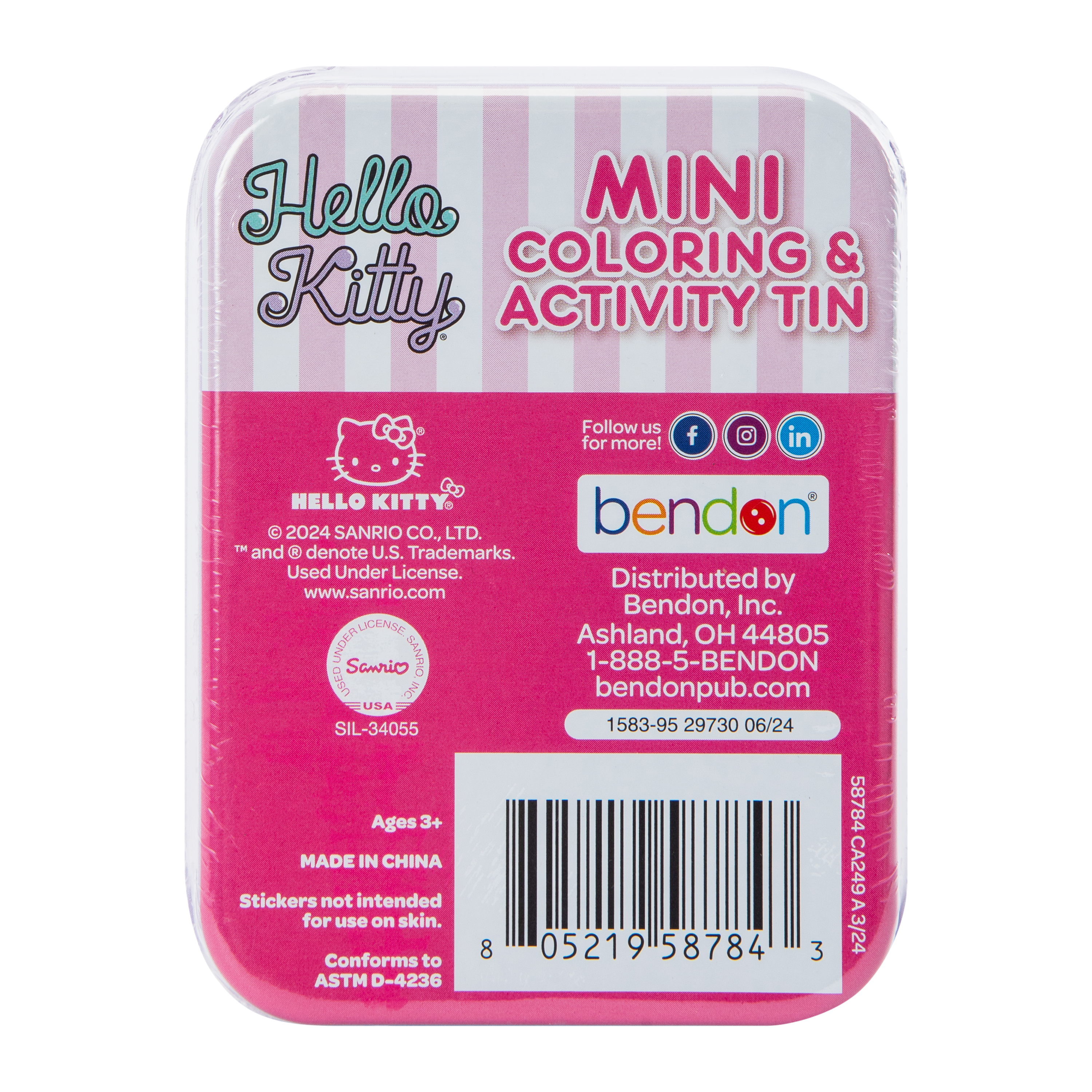 Bendon® Mini Coloring & Activity Tin