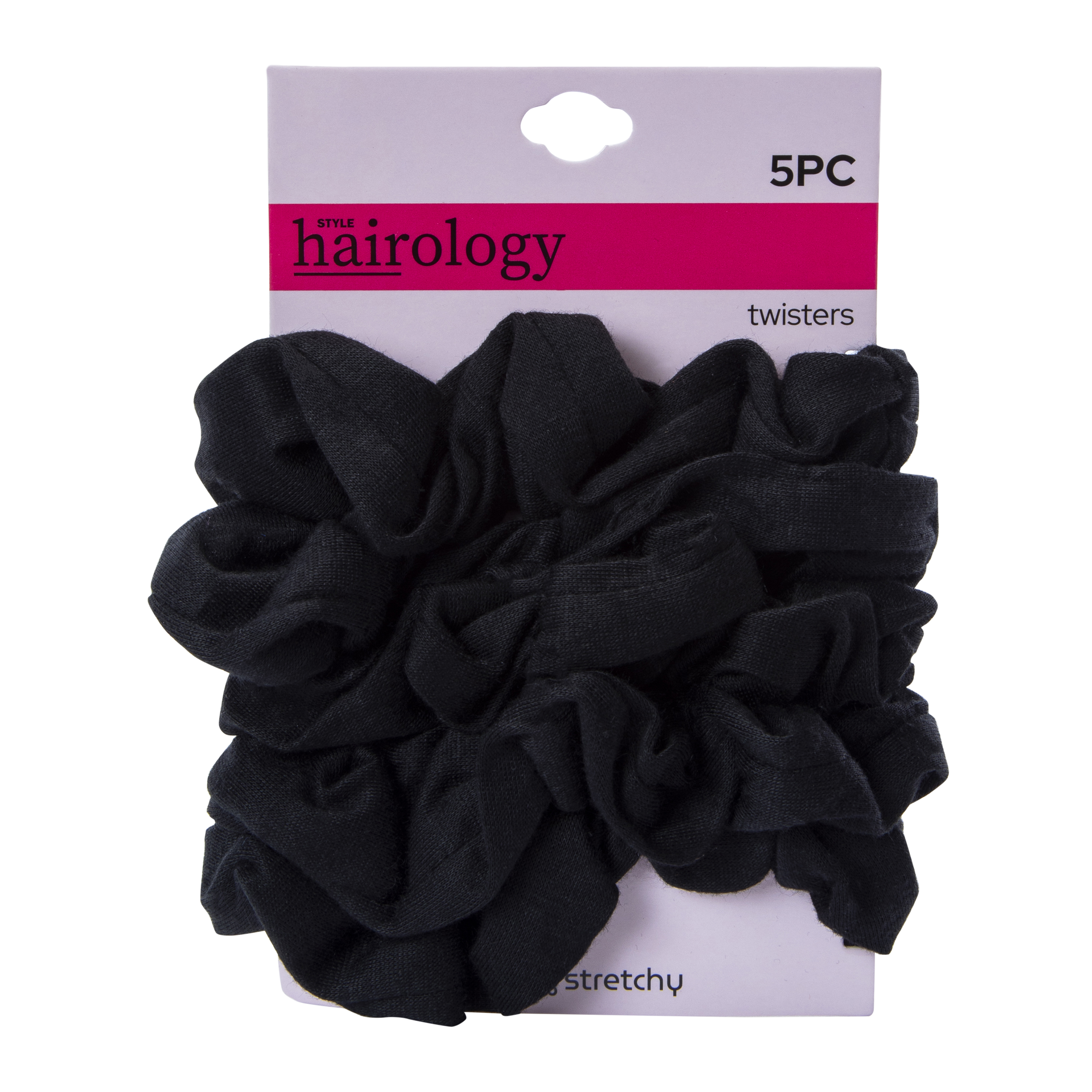 Jersey Fabric Scrunchie Set 5-Count