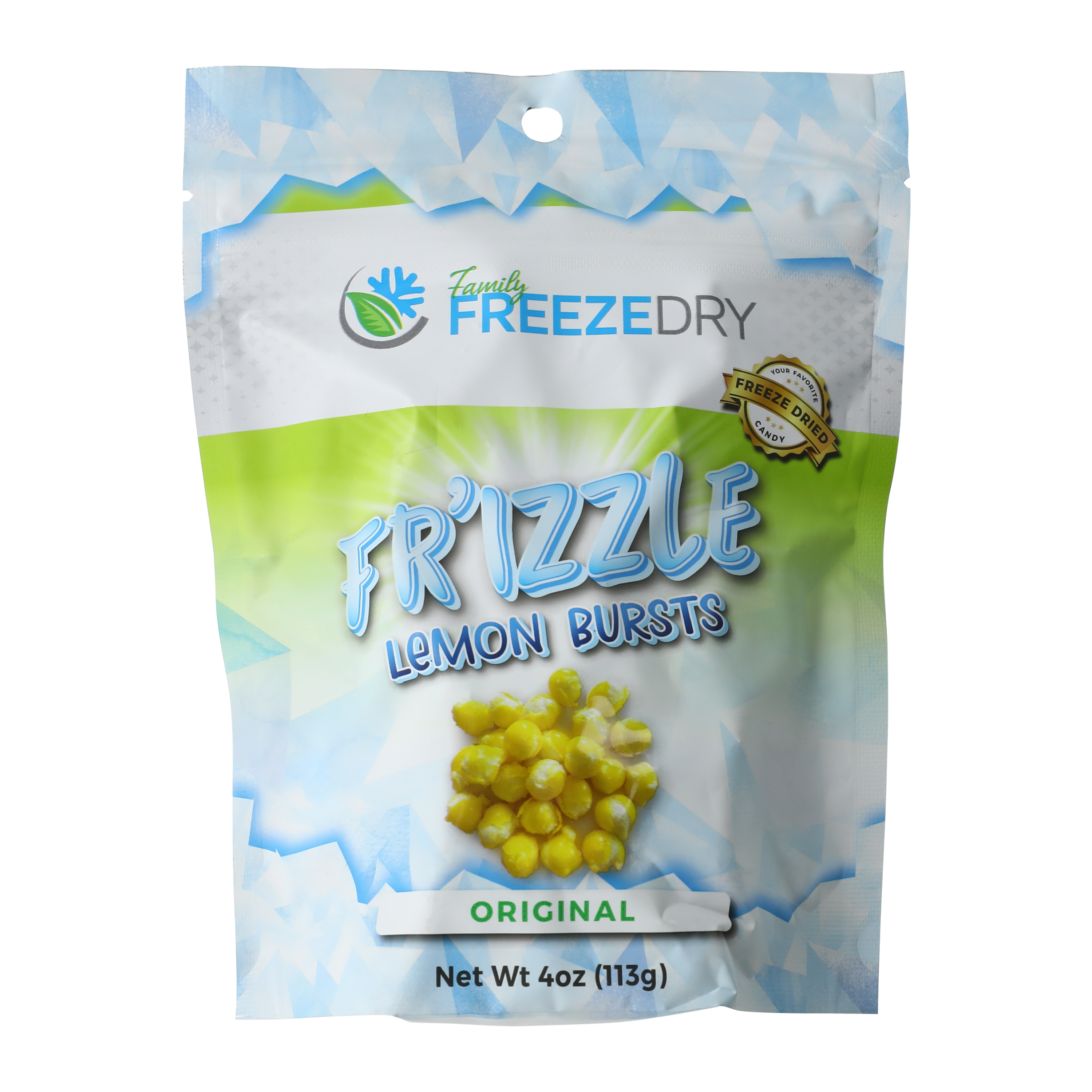 Freeze Dry Fr'izzle Lemon Bursts Candy 4oz