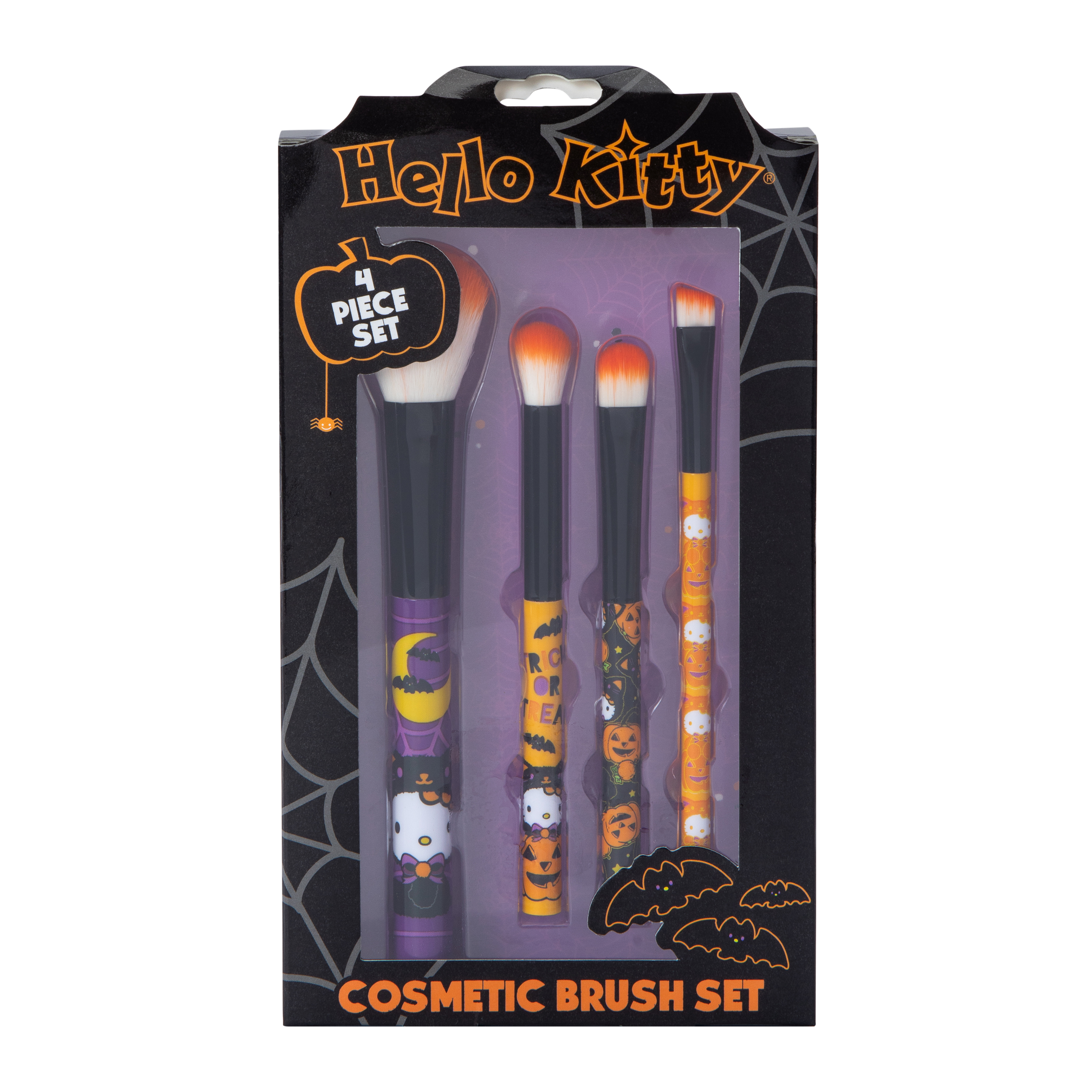 Halloween Cosmetic Brush Set 4-Piece