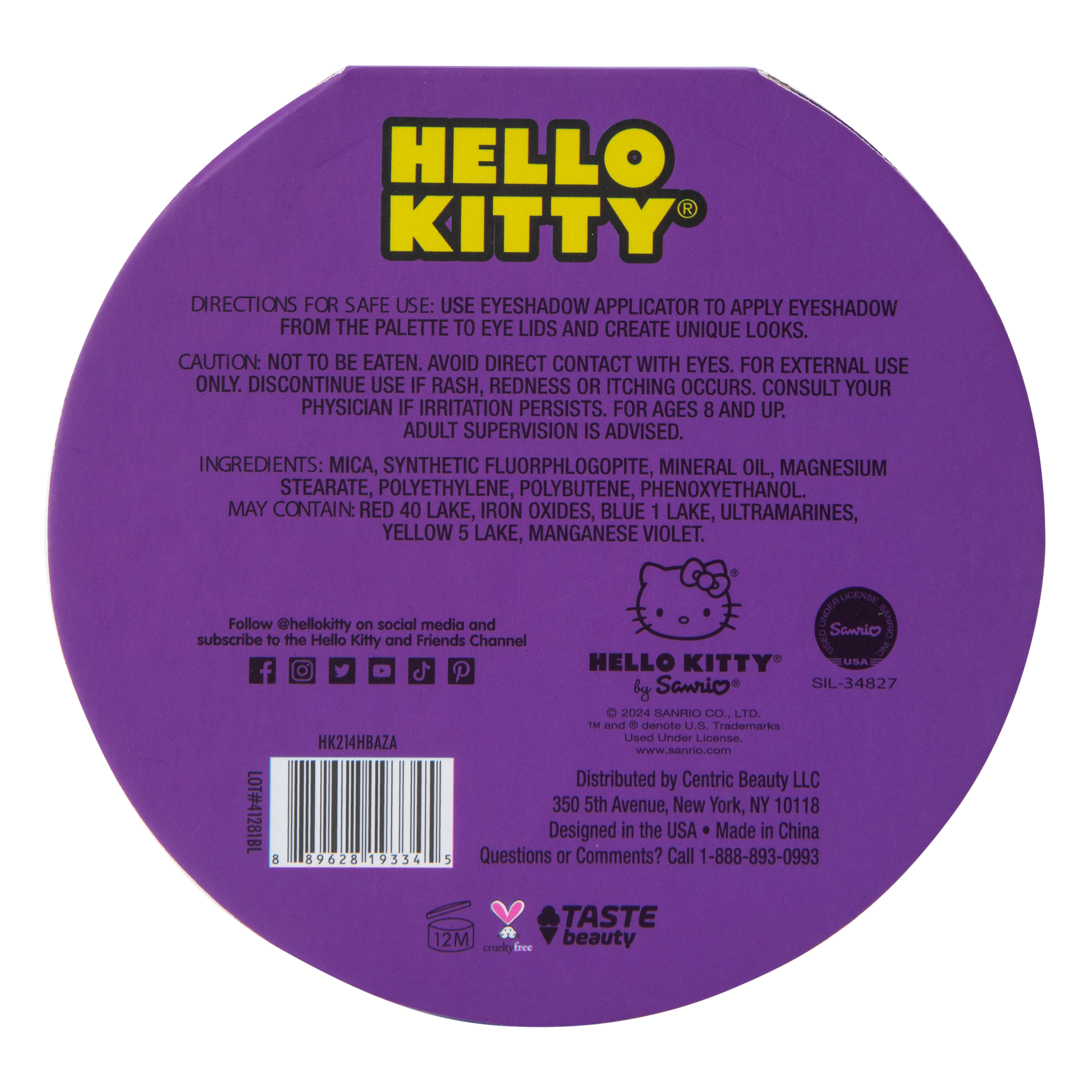 Halloween Eyeshadow Palette 0.25oz