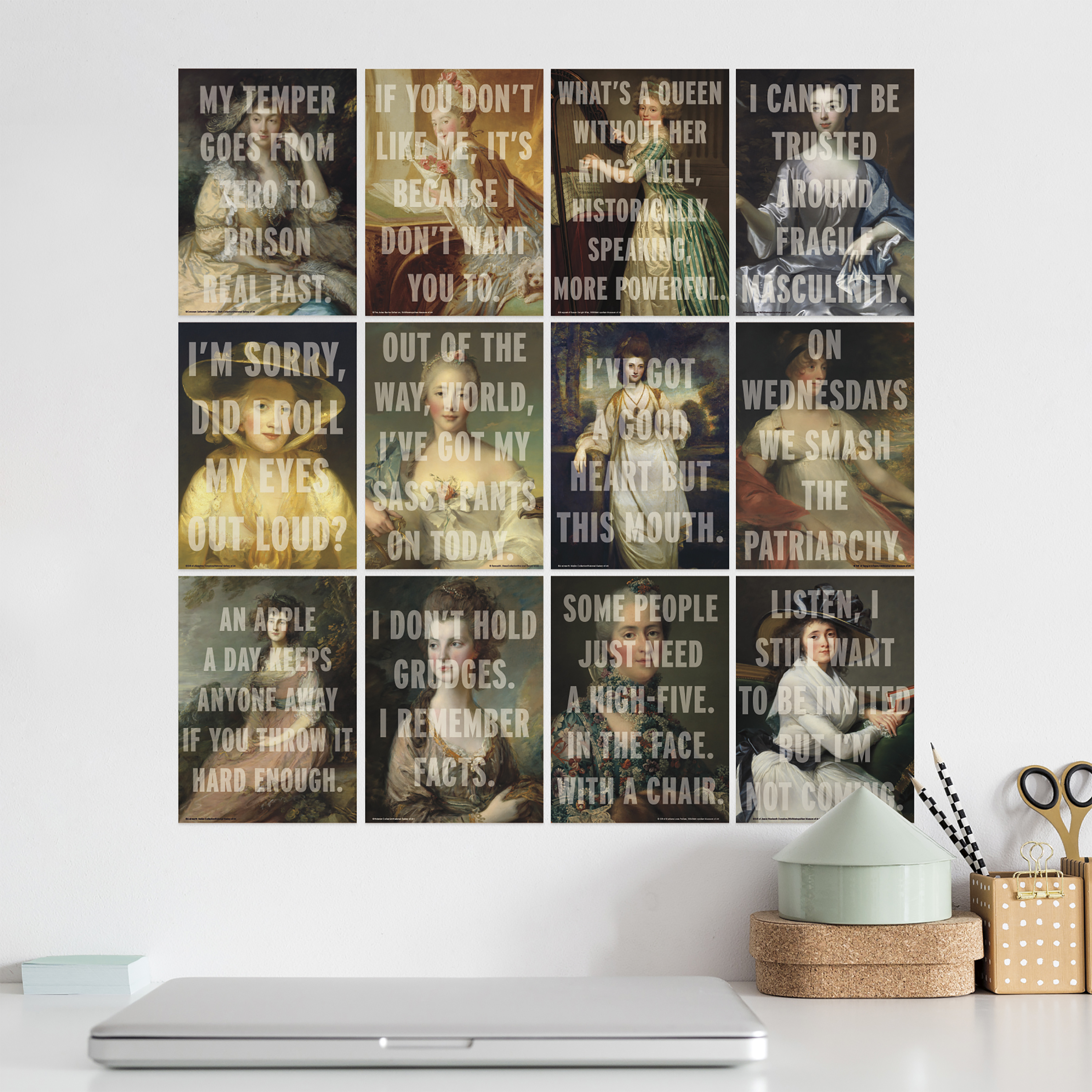 Trends 16-Month 2025 Calendar With Posters