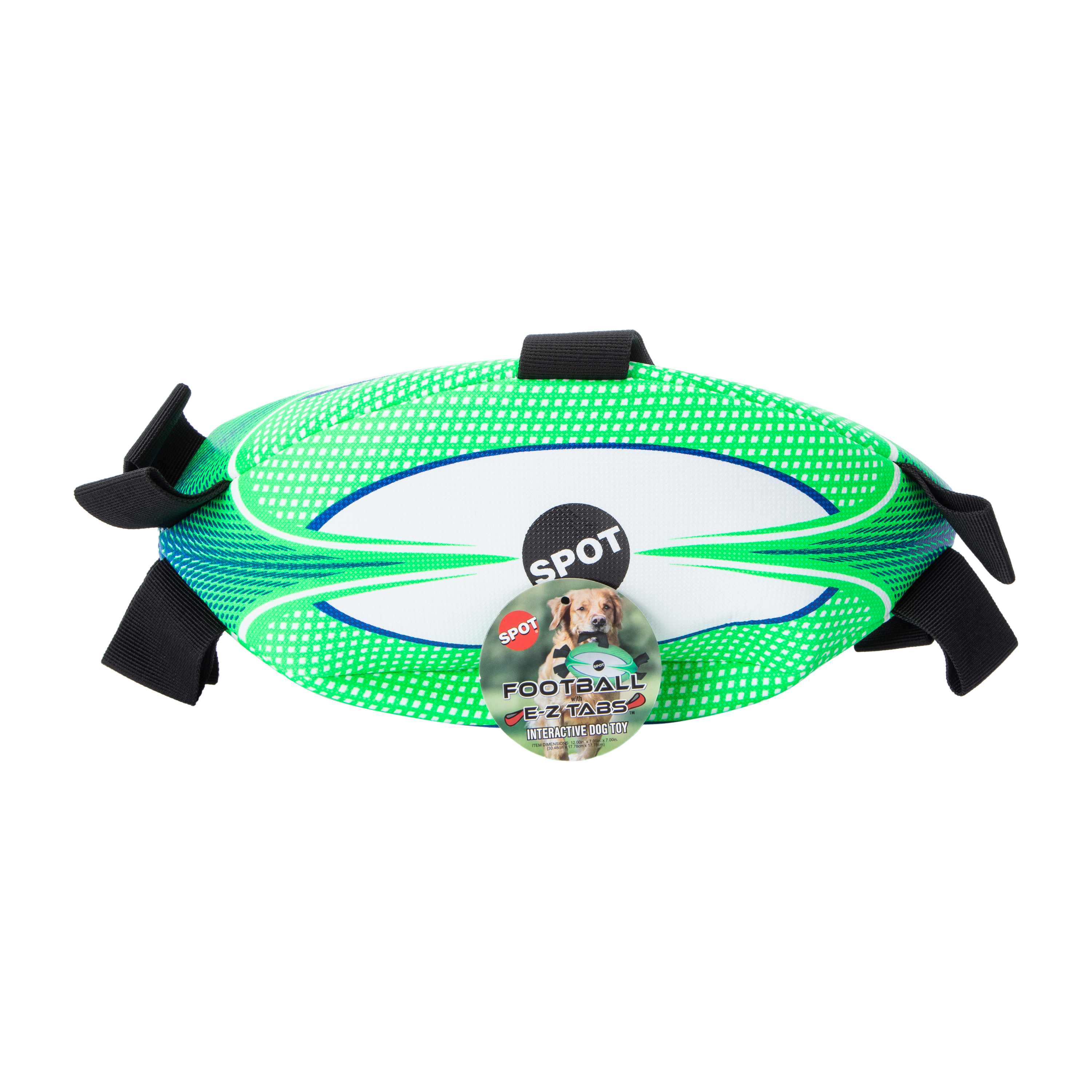 Football With E-Z Tabs™ Interactive Dog Toy