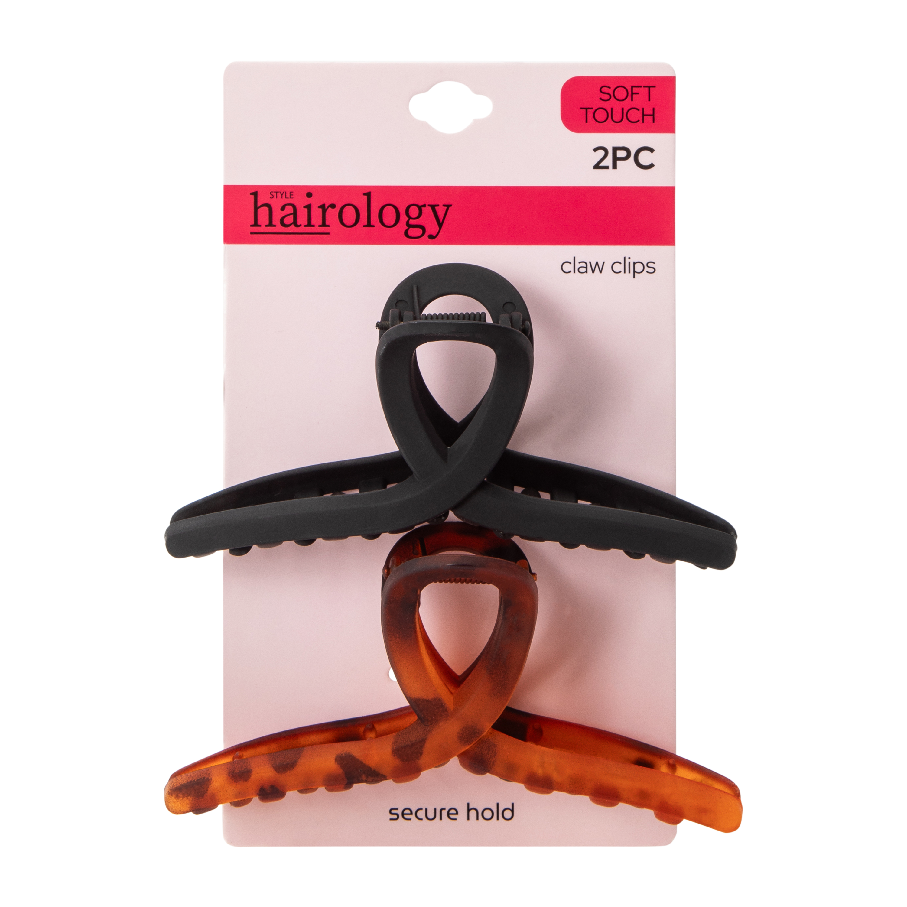 Soft-Touch Claw Clips 2-Count