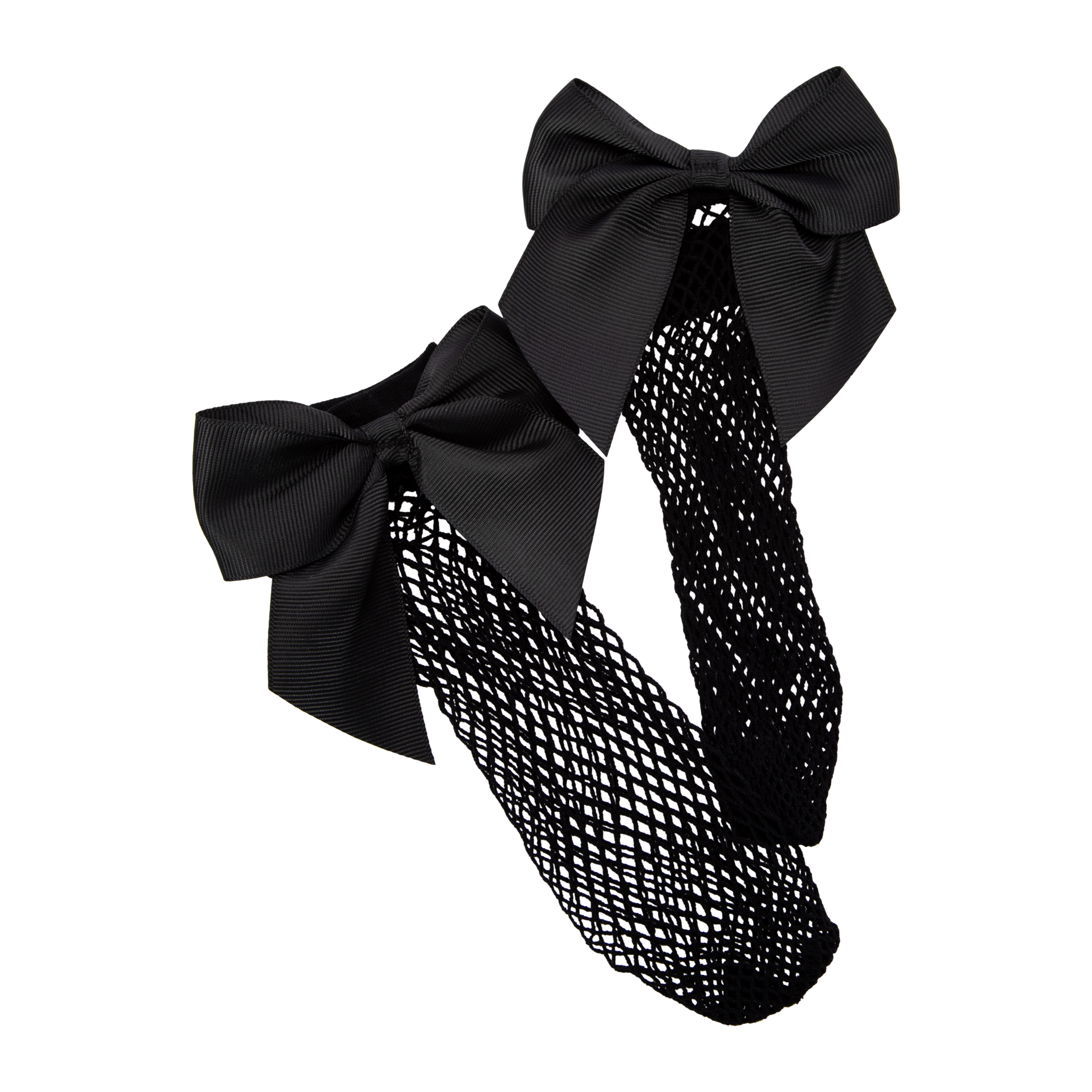 Ladies Bow Fishnet Anklet Socks
