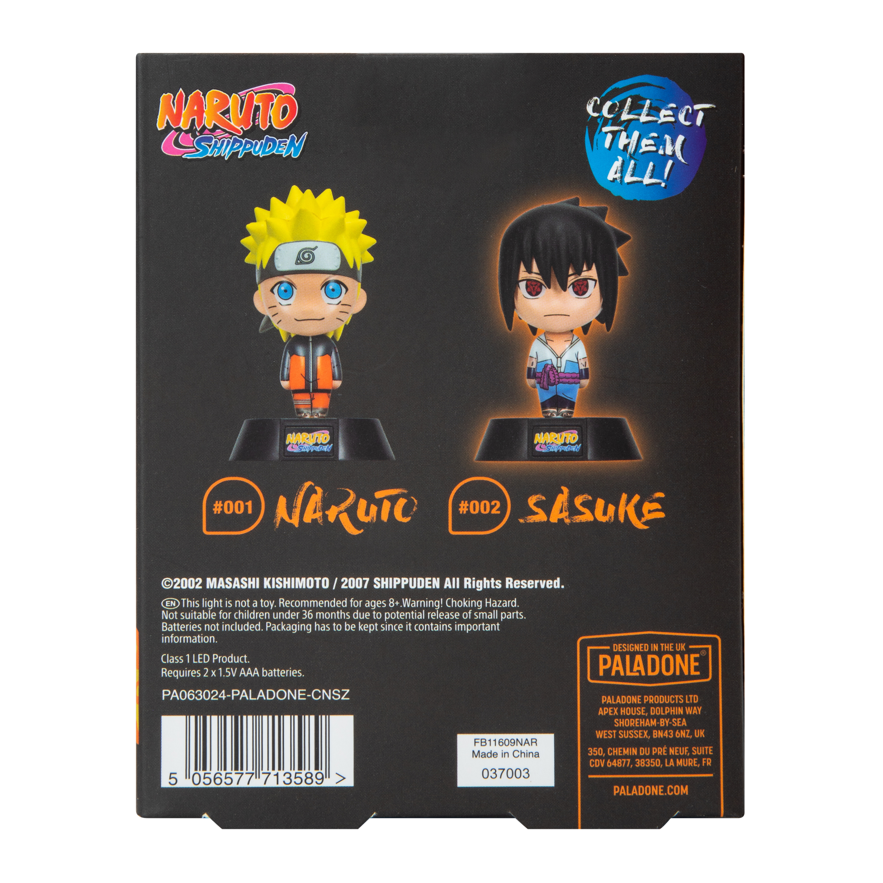 Naruto Shippuden Paladone® Icons Sasuke Light